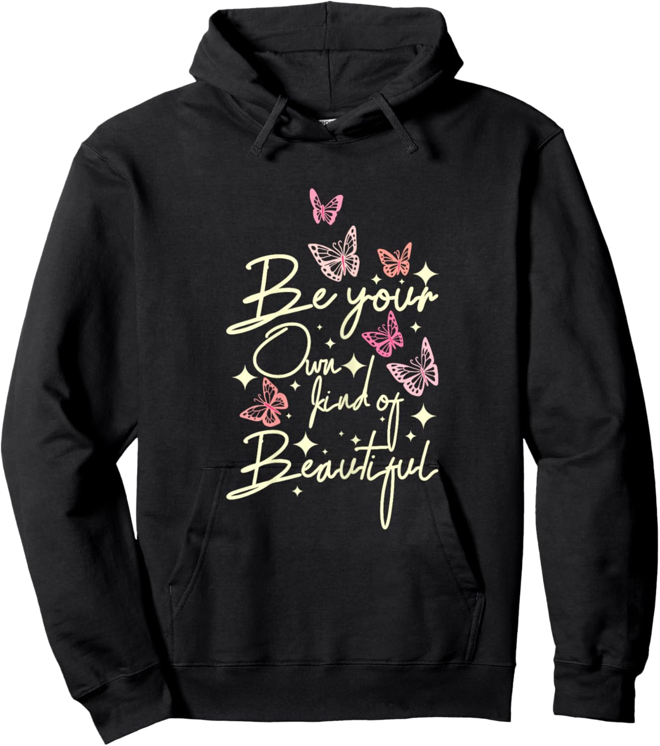 Be your own kind of beautiful Butterfly Hoodie - Hoodie | Black