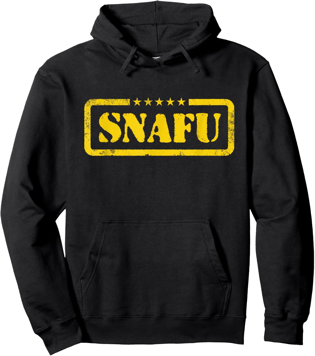 Funny Situation Normal SNAFU Soldier Military Hoodie - Hoodie | Black