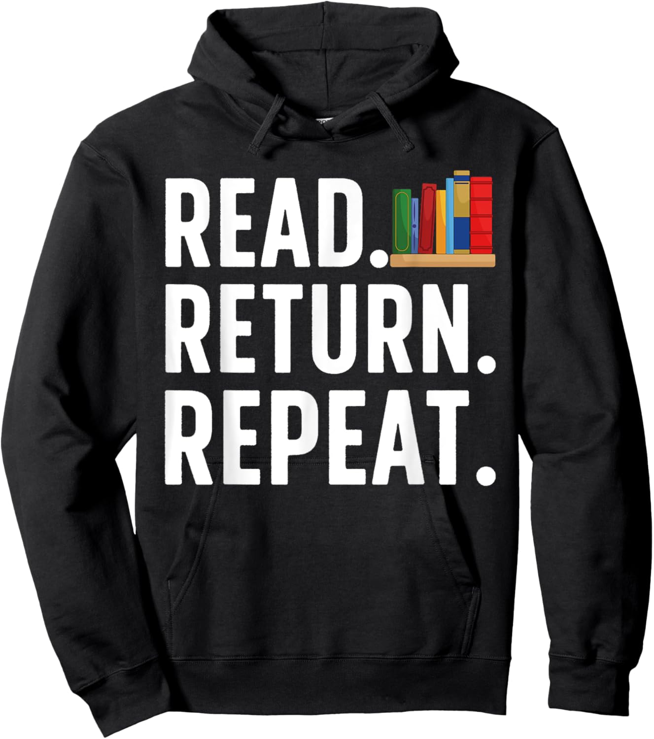 Cool Librarian Art Women Bookaholic School Library Hoodie - Hoodie | Black