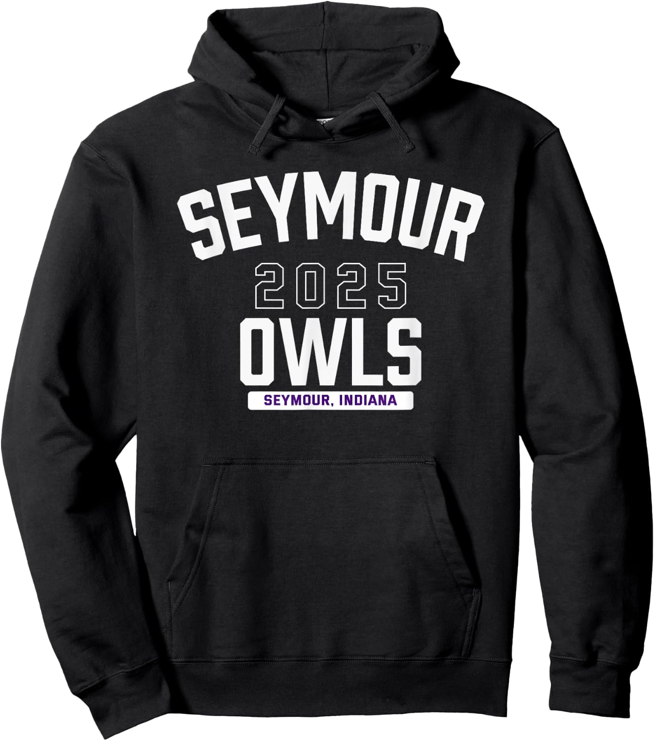 Seymour Owls Seymour, Indiana 2025 Hoodie - Hoodie | Black