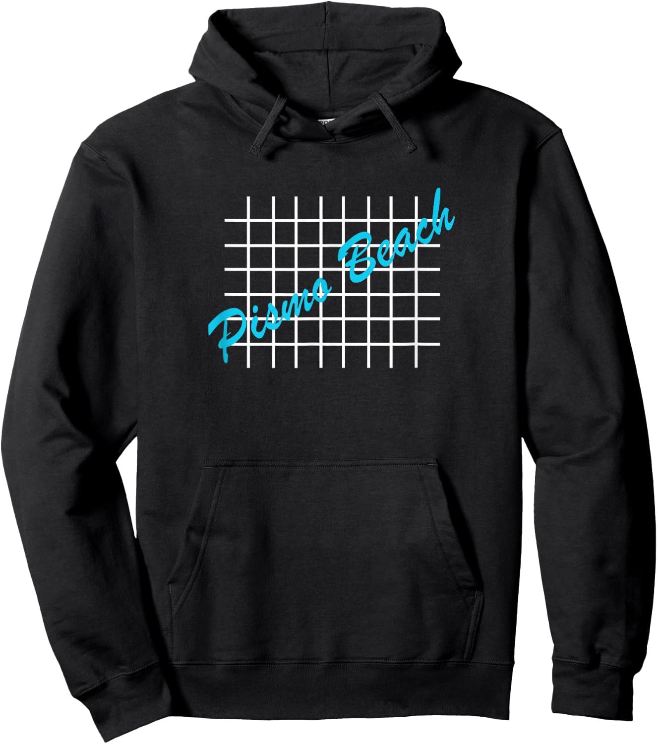 Classic Pismo Beach Vintage Hoodie - Hoodie | Black