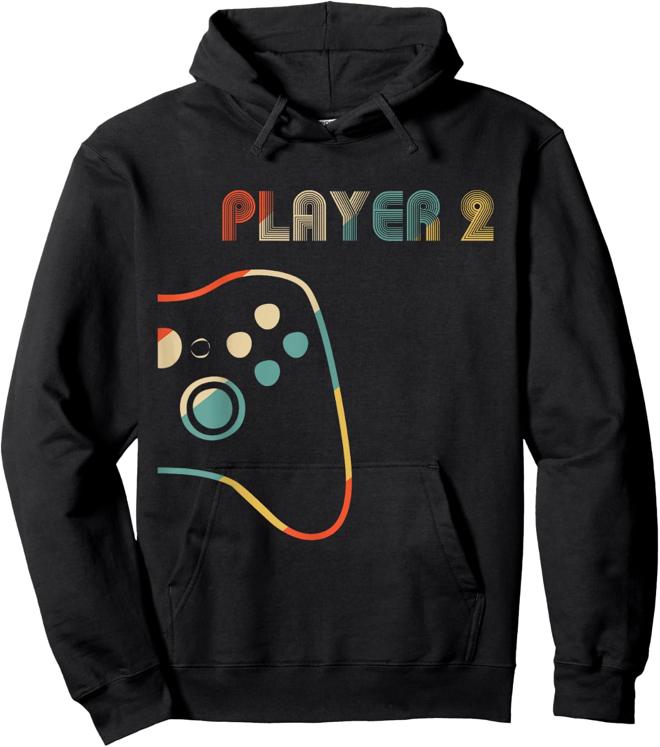 Matching Gamer Couple Player 1 Player 2 Hoodie - Hoodie | Black