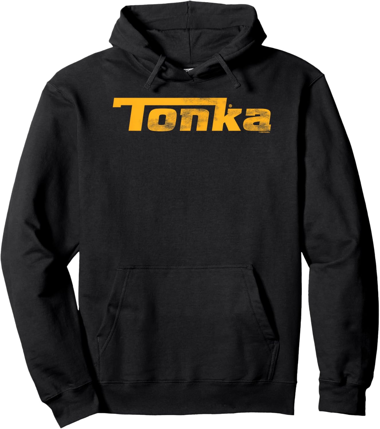 Tonka Construction Official Distressed Logo - Tonka - - Black - Short Sleeve - Small - - Distressed Casual - Car - Exercise and Fitness - Spring, Summer Hoodie - Hoodie | Black