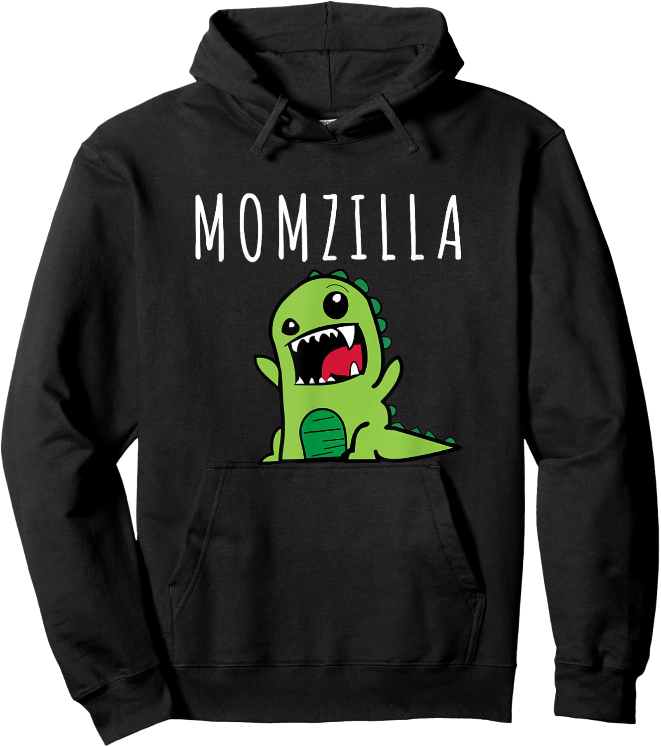 Momzilla Funny Mom Dinosaur Mothers Day Cheeky From The Kids Hoodie - Hoodie | Black