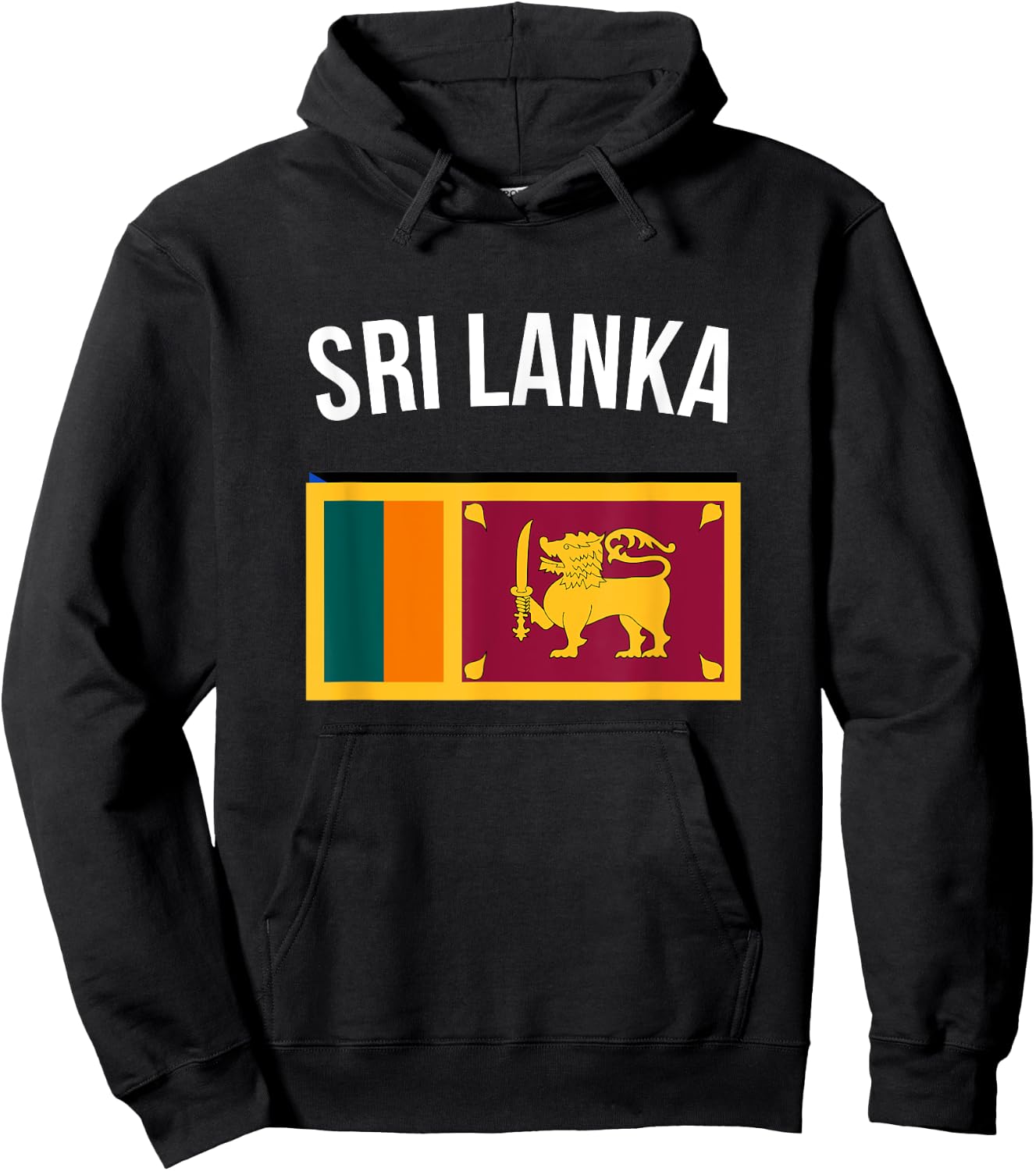 Sri Lanka Sri Lankan Flag Pride Travel Souvenir Hoodie - Hoodie | Black