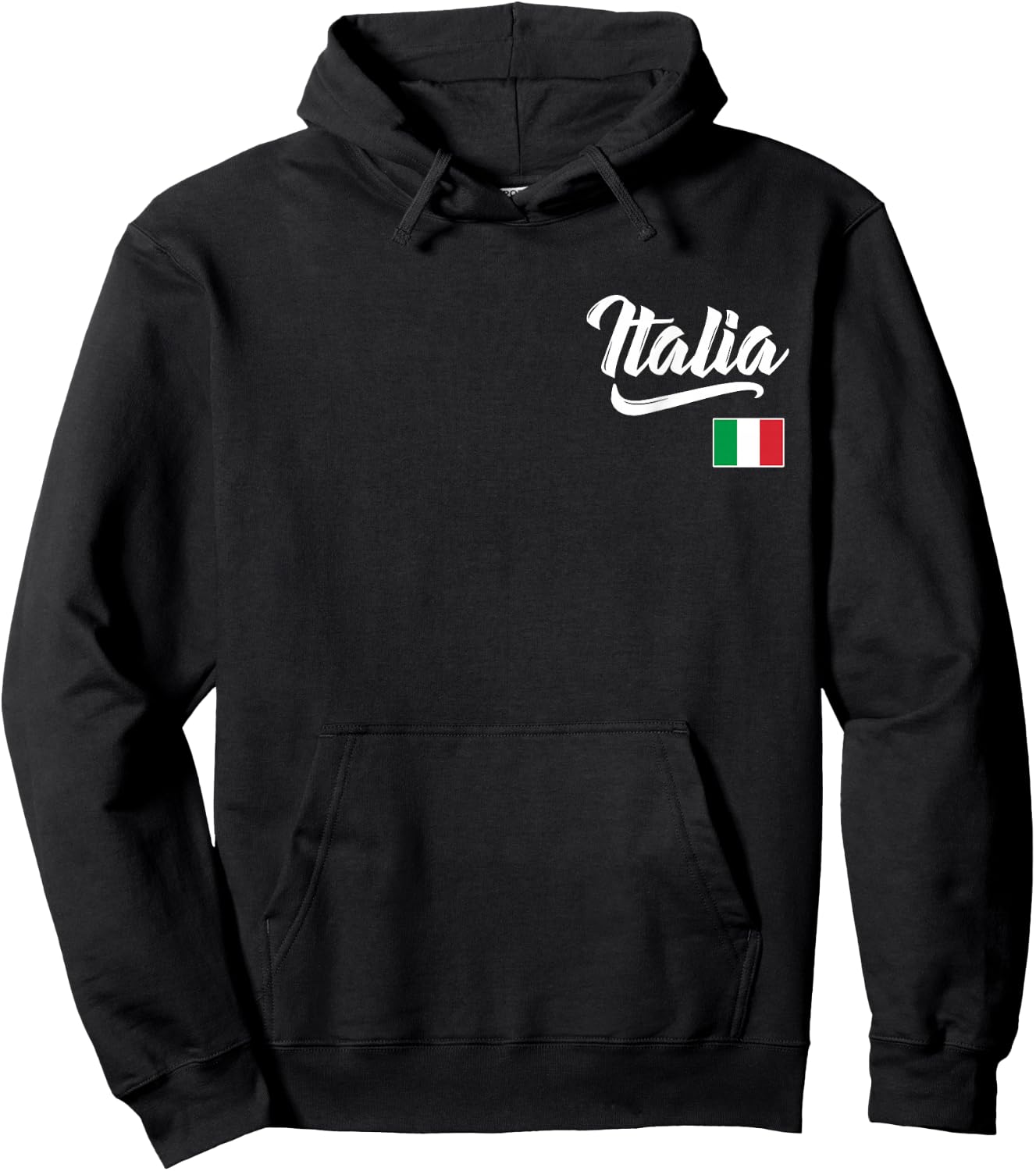 Italia Italian Flag Italy Italiano Family Heritage Men Women Hoodie - Hoodie | Black
