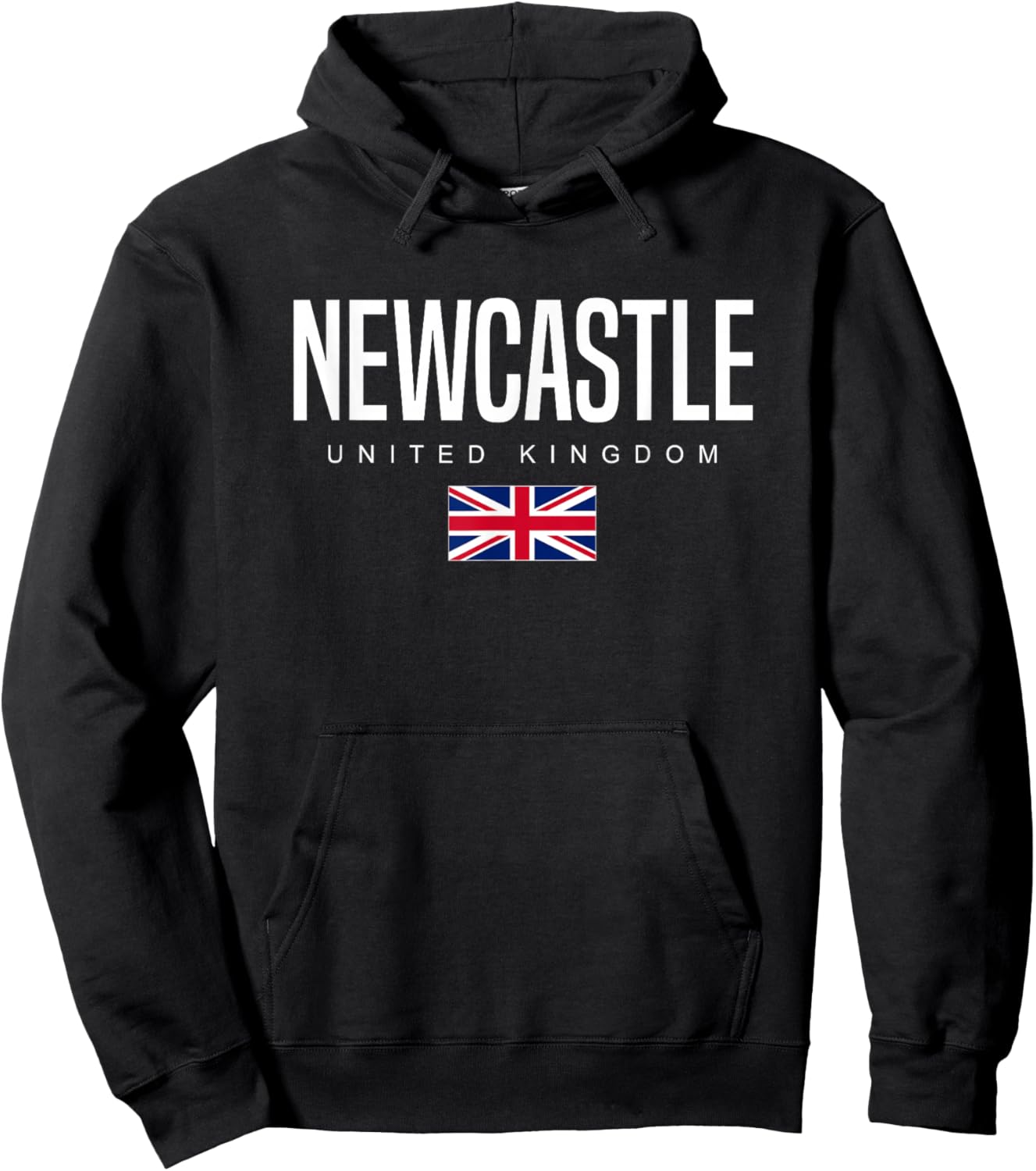 Newcastle England United Kingdom Hoodie - Hoodie | Black