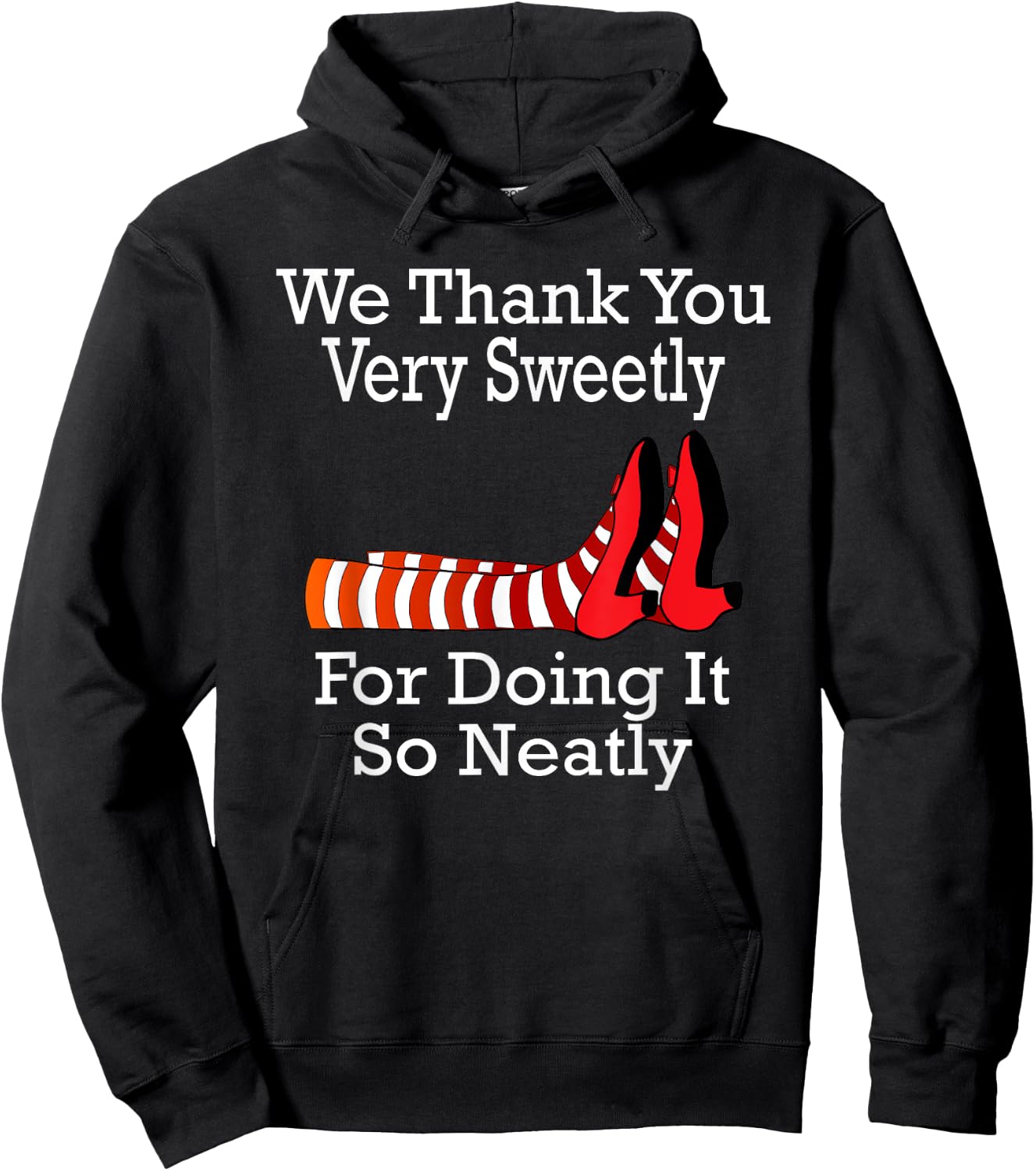Wizard of Oz - We Thank You Very Sweetly Hoodie - Hoodie | Black