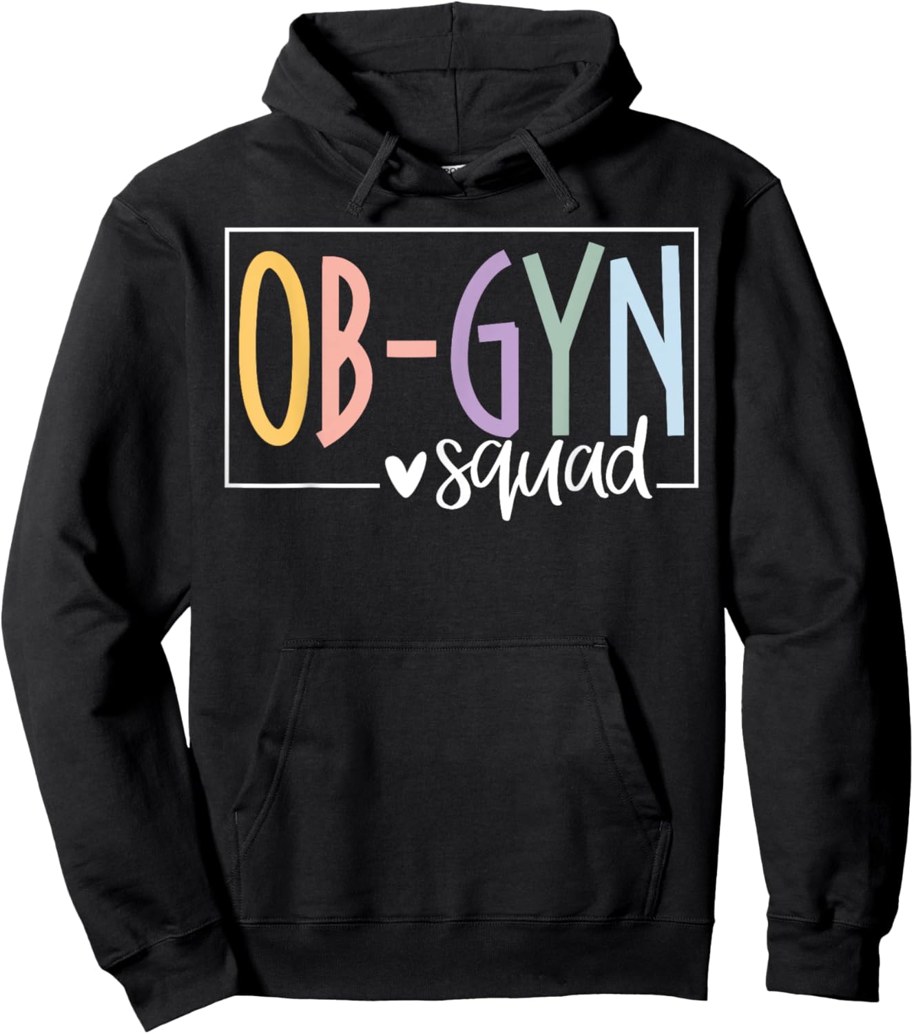Retro OBGYN Squad Obstetrician Gynecologist Nurse OB GYN Hoodie - Hoodie | Black