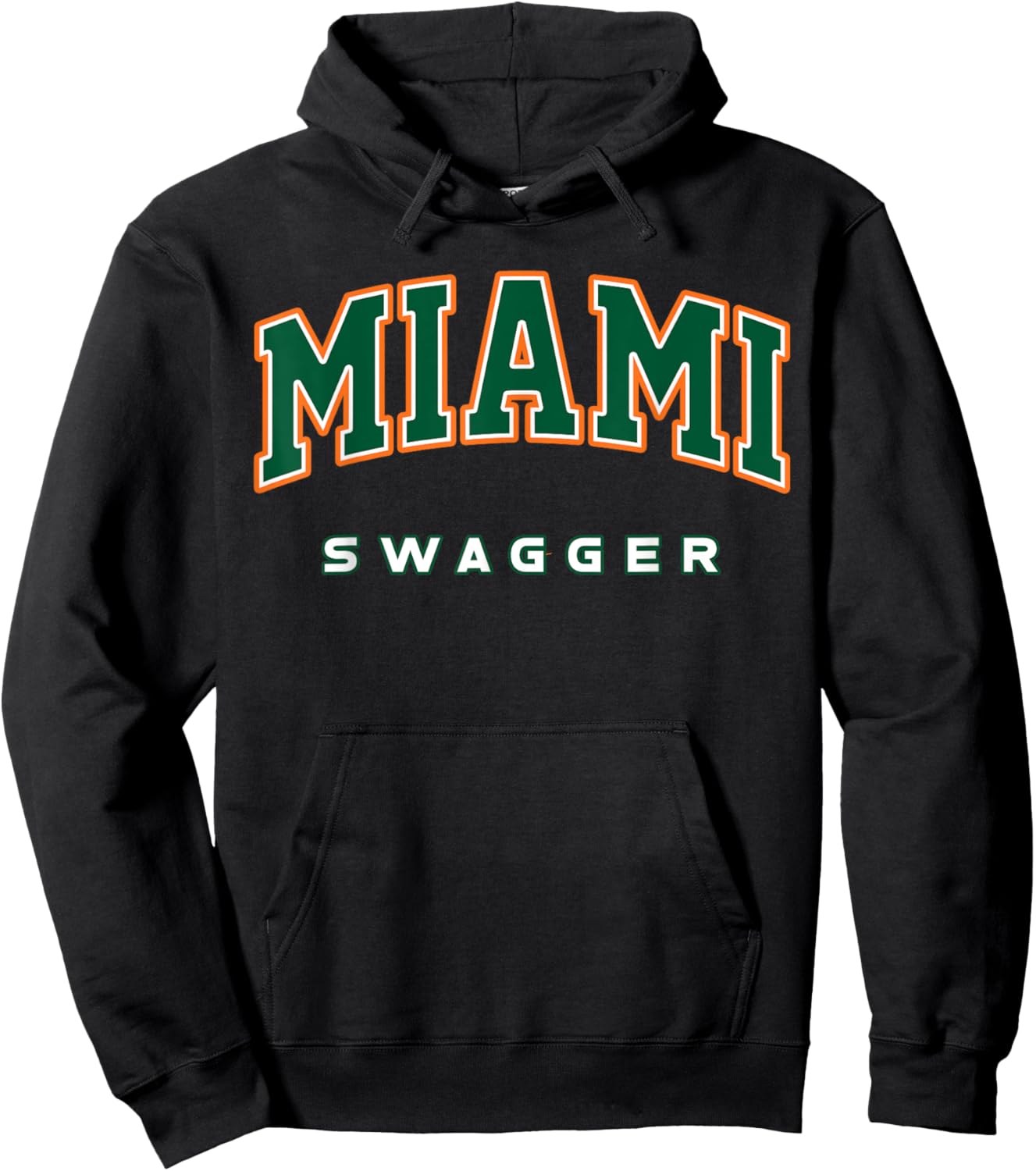 Miami Swagger The City's Unmatched Confidence Hoodie - Hoodie | Black