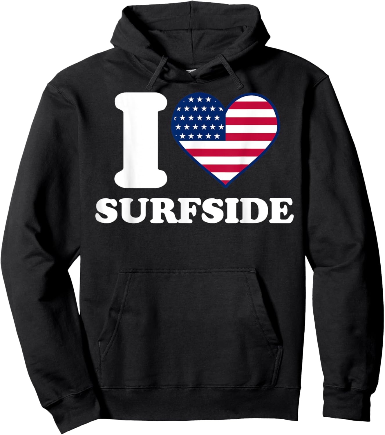 I love Surfside I heart Surfside Hoodie - Hoodie | Black