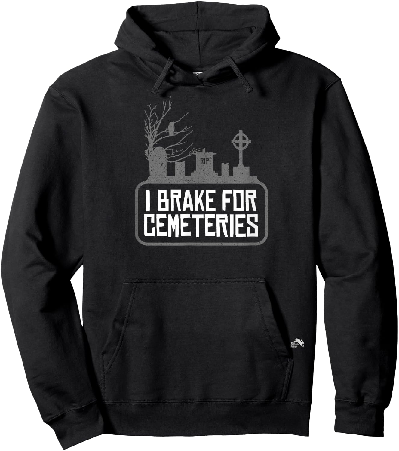 I Brake for Cemeteries - Odd & Peculiar Hoodie - Hoodie | Black
