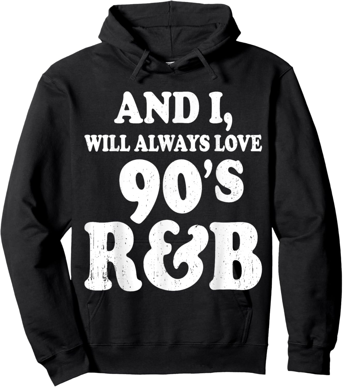 R&B Artist girls Vintage 90 s r and b graphic Hoodie - Hoodie | Black
