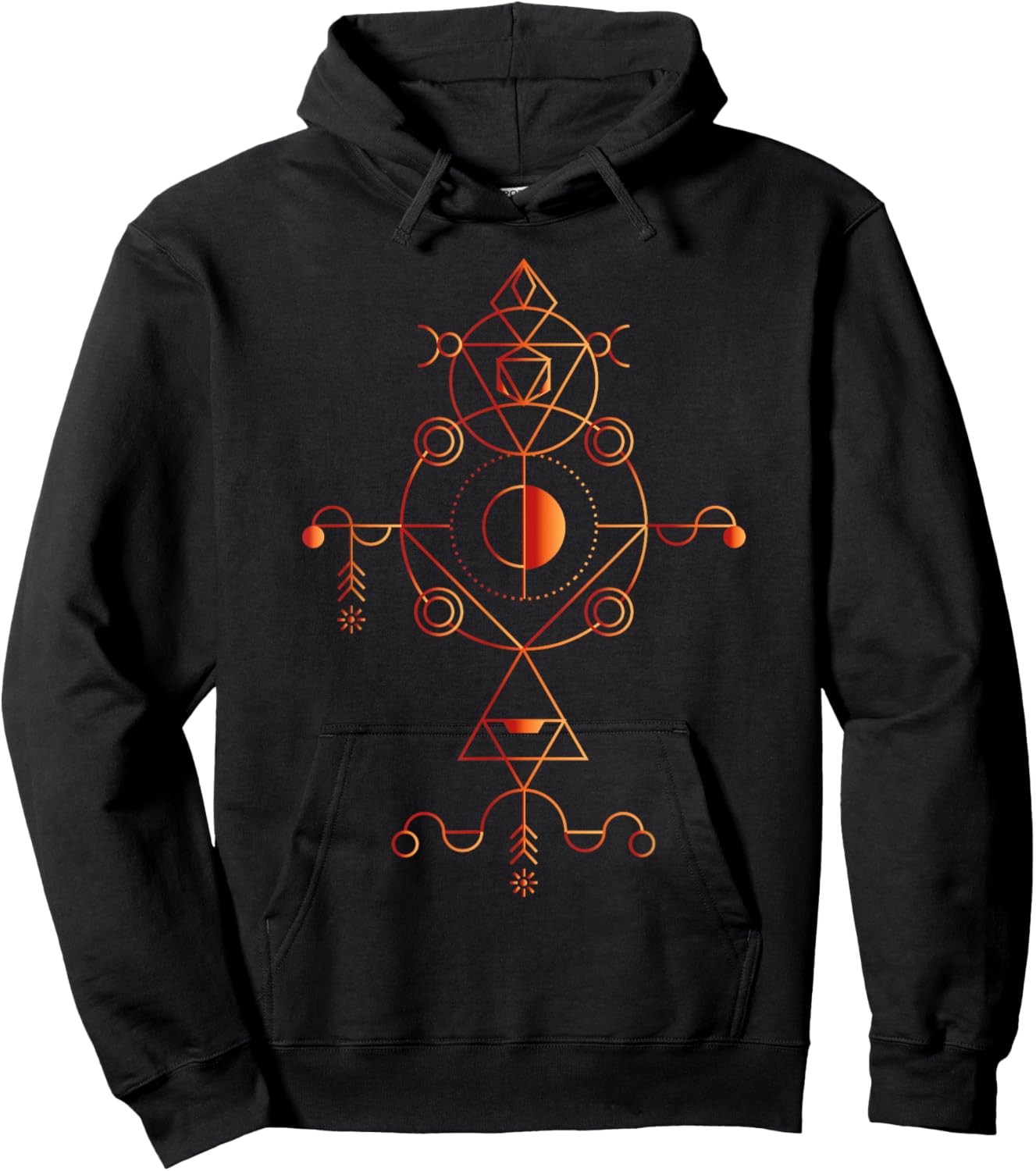 Sacred Geometry Art Hoodie - Hoodie | Black
