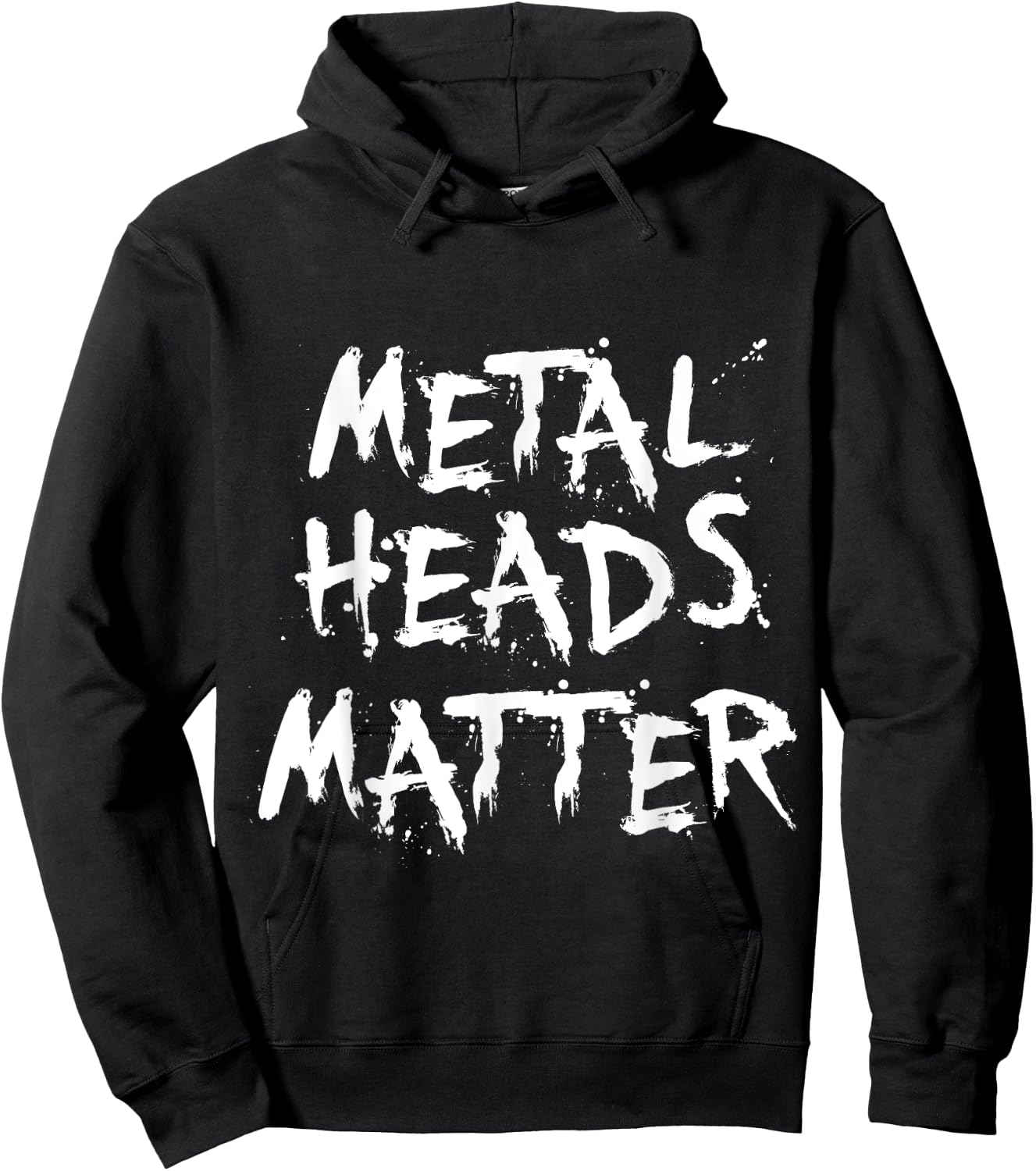 heavy metal band music funny Gift men women kids Hoodie - Hoodie | Black