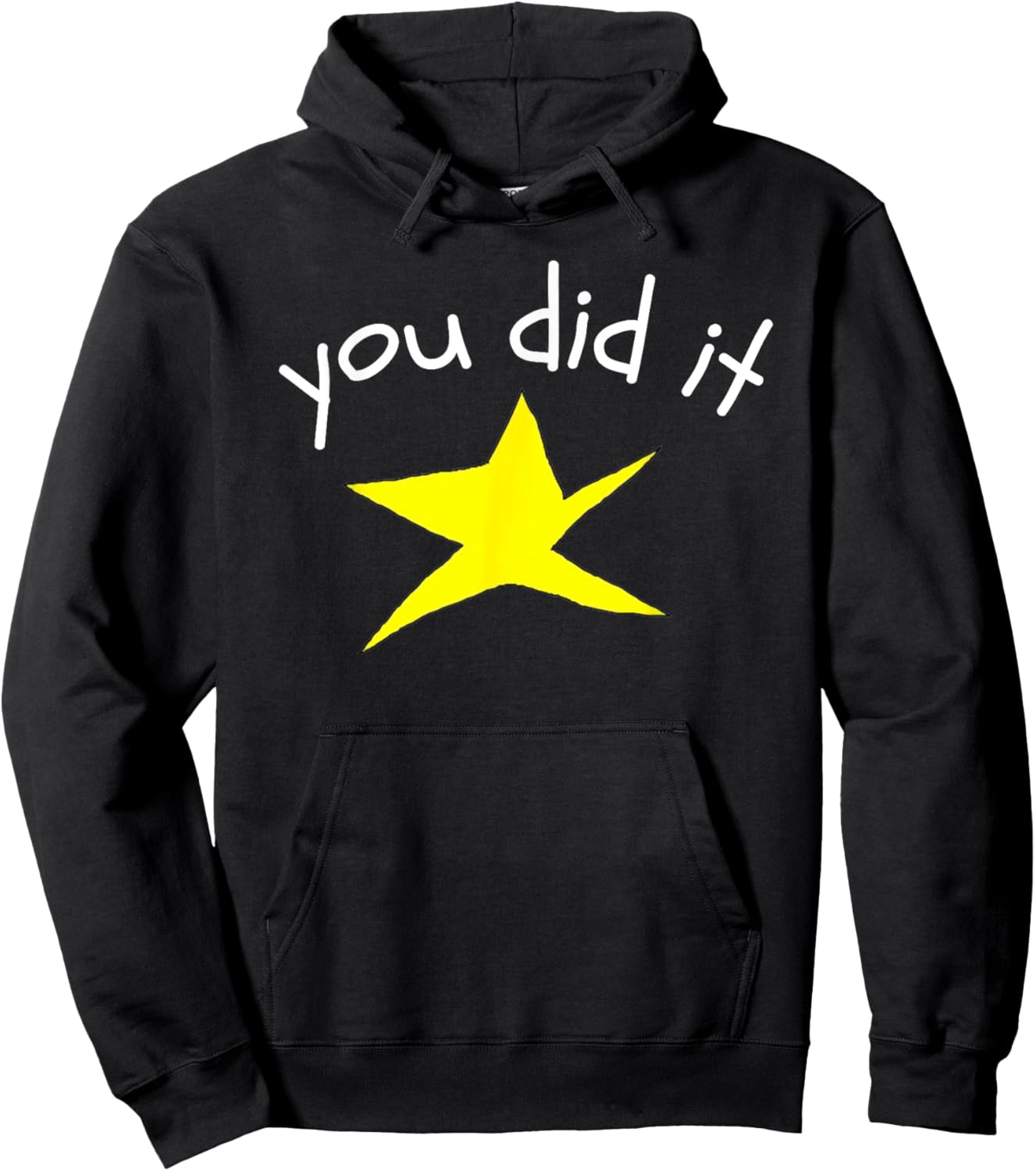Funny You Did It School Star Women Men Congratulation Kids Hoodie - Hoodie | Black