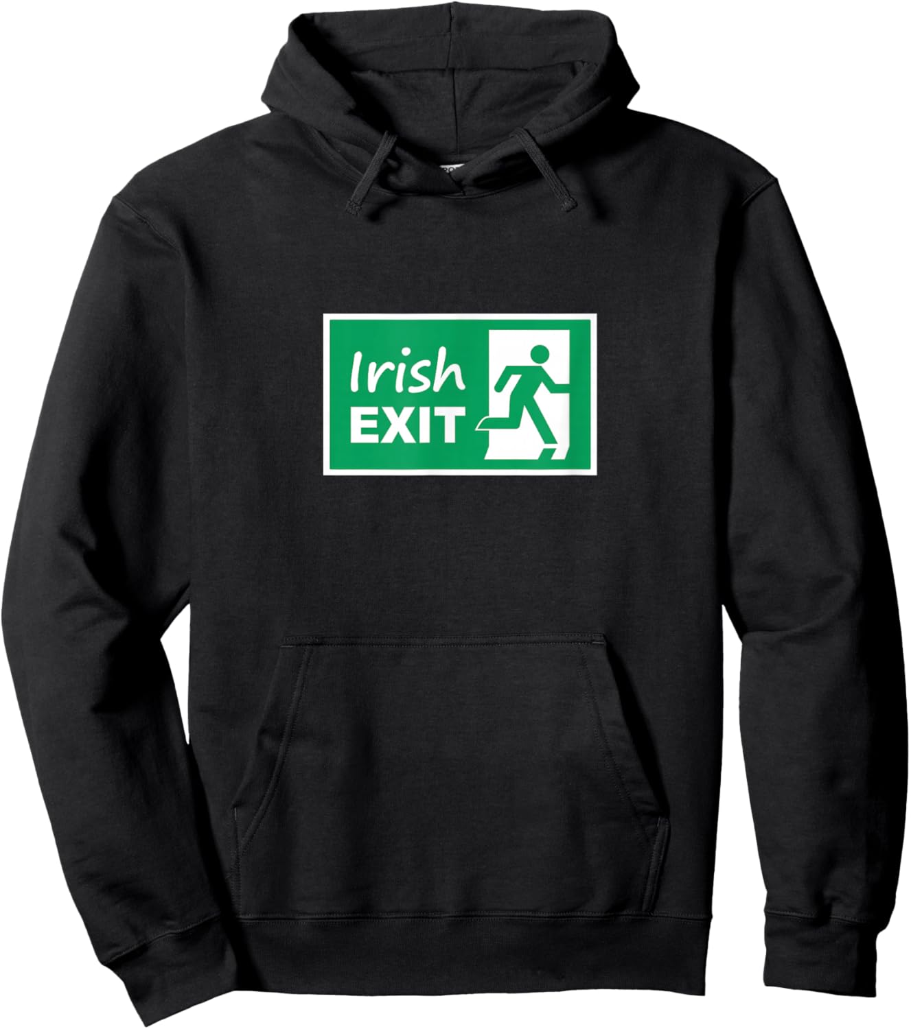 Irish Exit - Irish Goodbye Hoodie - Hoodie | Black