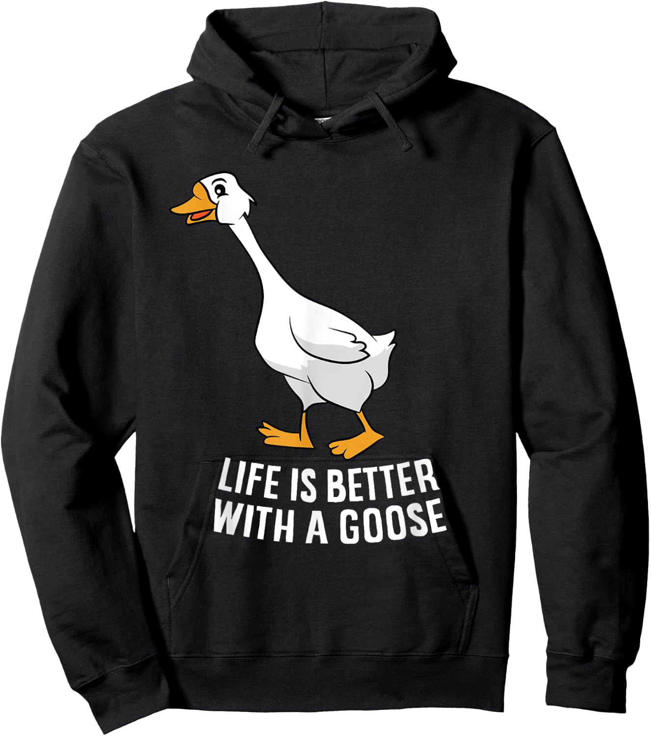 Life Is Better With A Goose Funny Goose Hoodie - Hoodie | Black