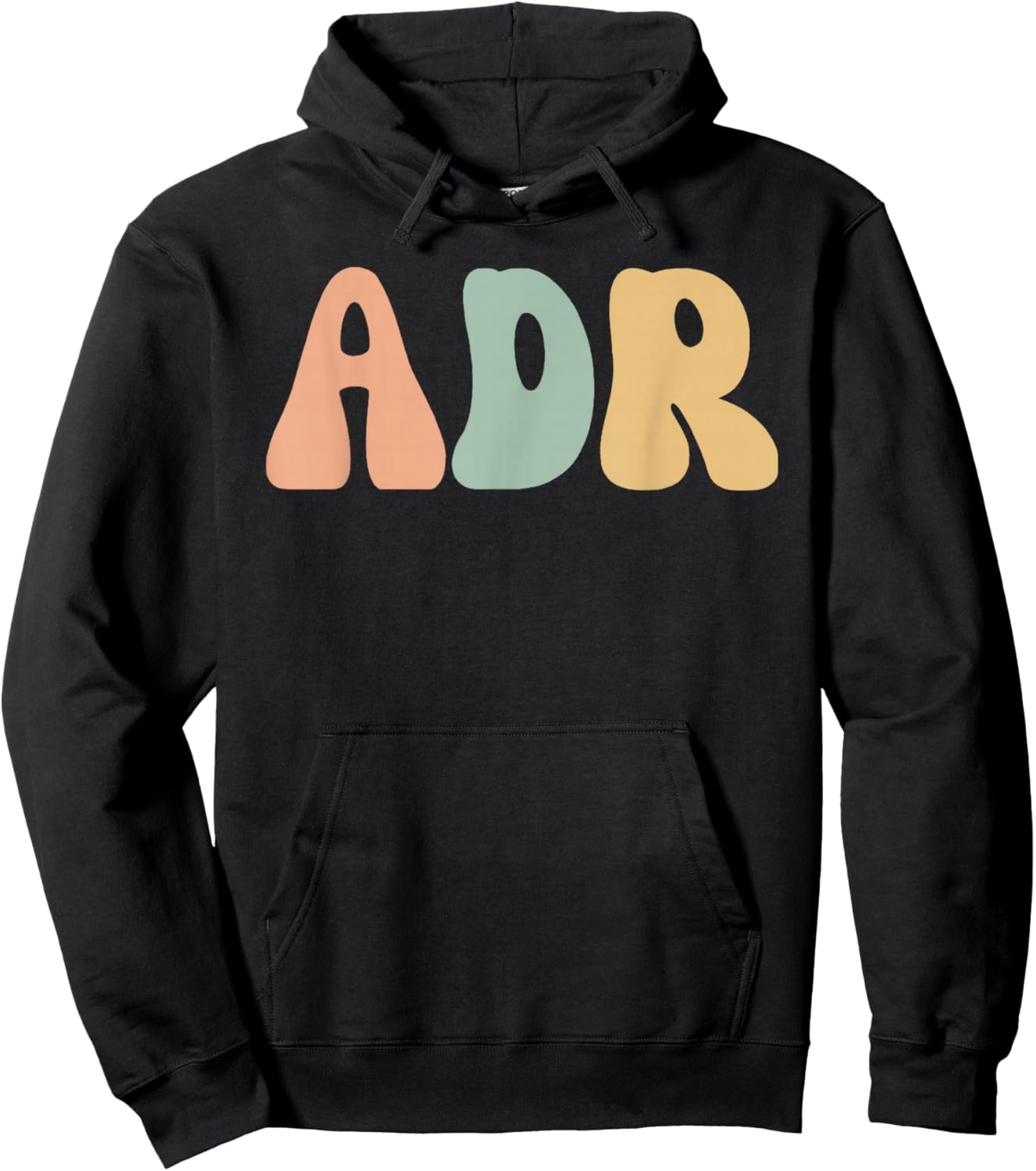 ADR Aint Doin Right Doctor of Veterinary Medicine Vet Tech V Hoodie - Hoodie | Black