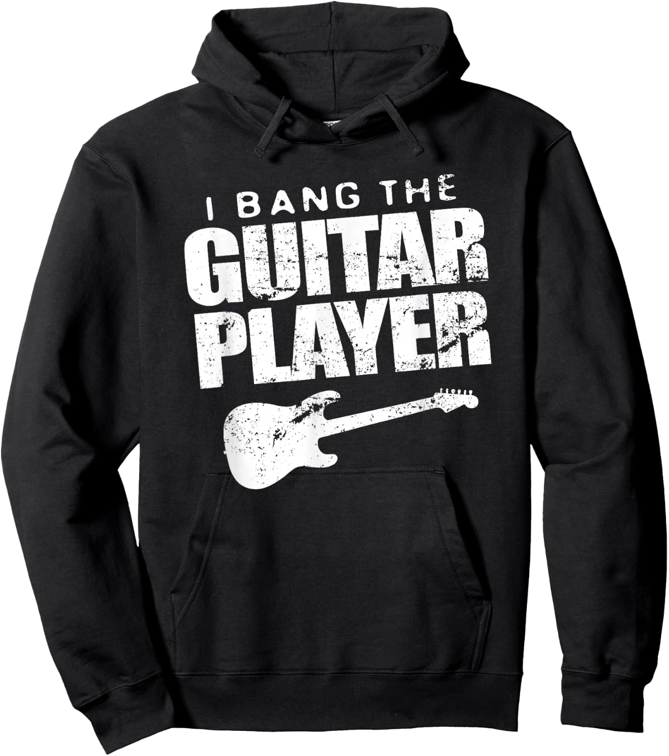 Funny I Bang Guitar Player Shirt Guitarist Band Wife Gift Hoodie - Hoodie | Black