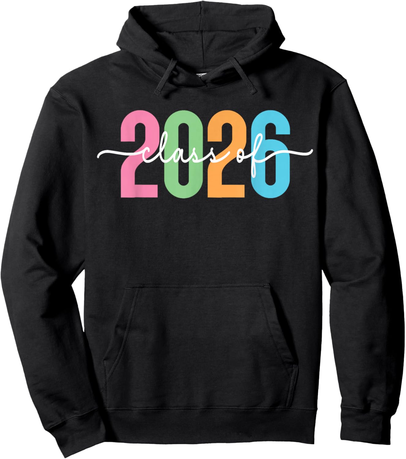 Class of 2026 Senior Graduation from High School College Hoodie - Hoodie | Black