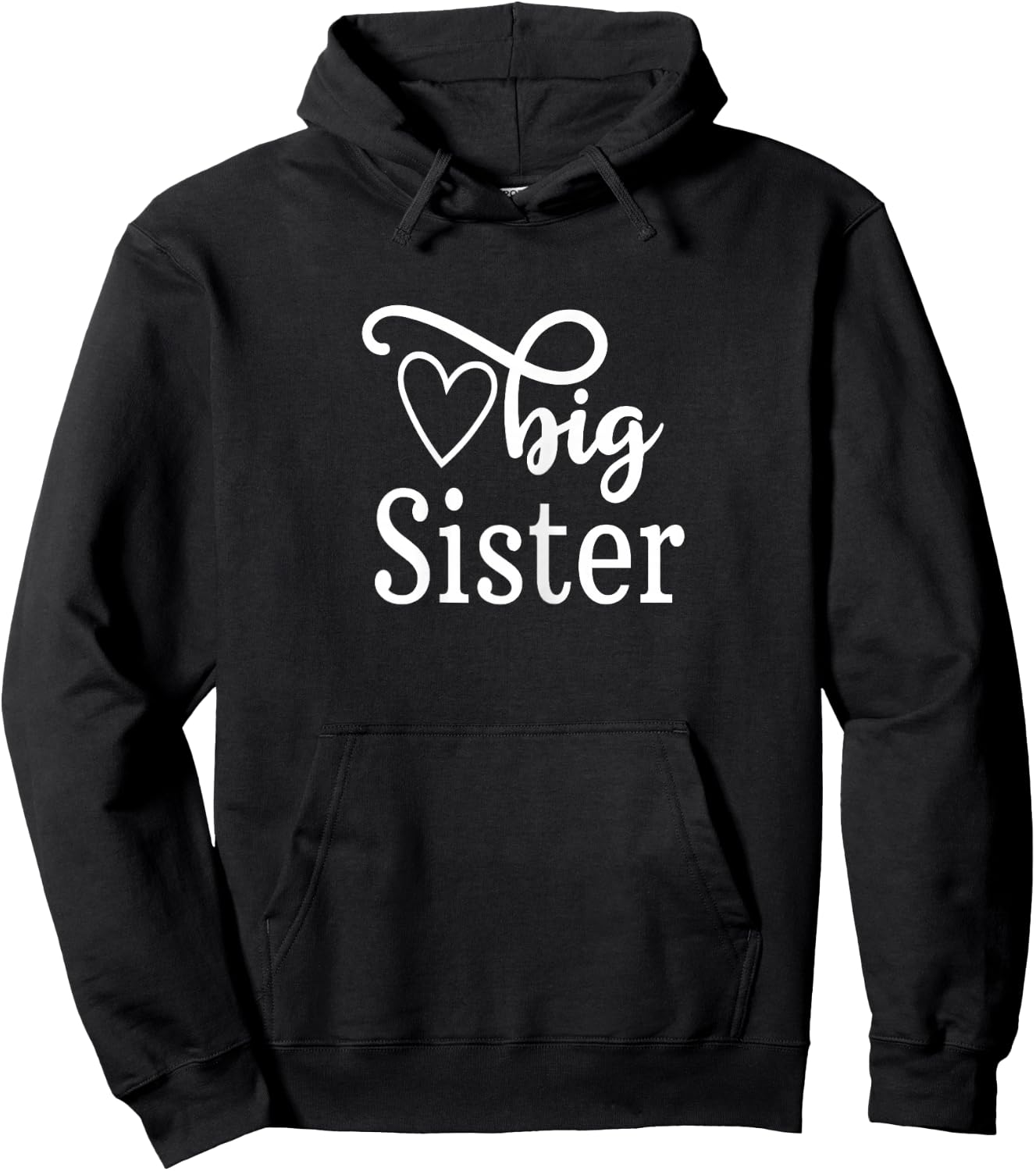 Cute Big Sister Hoodie - Hoodie | Black