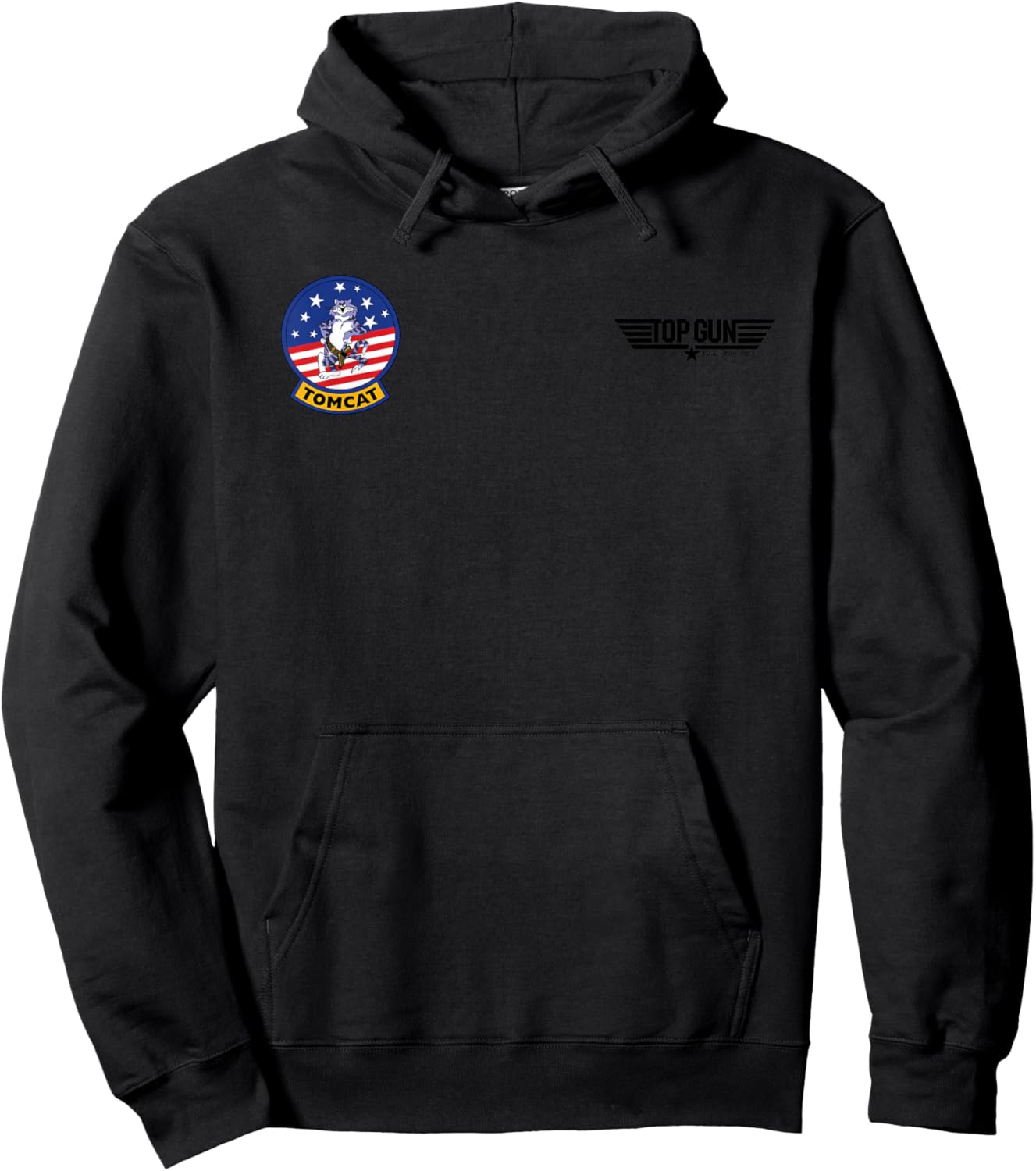 Top Gun COBI F-14 TOMCAT Chest Badge Father's Day Hoodie - Hoodie | Black