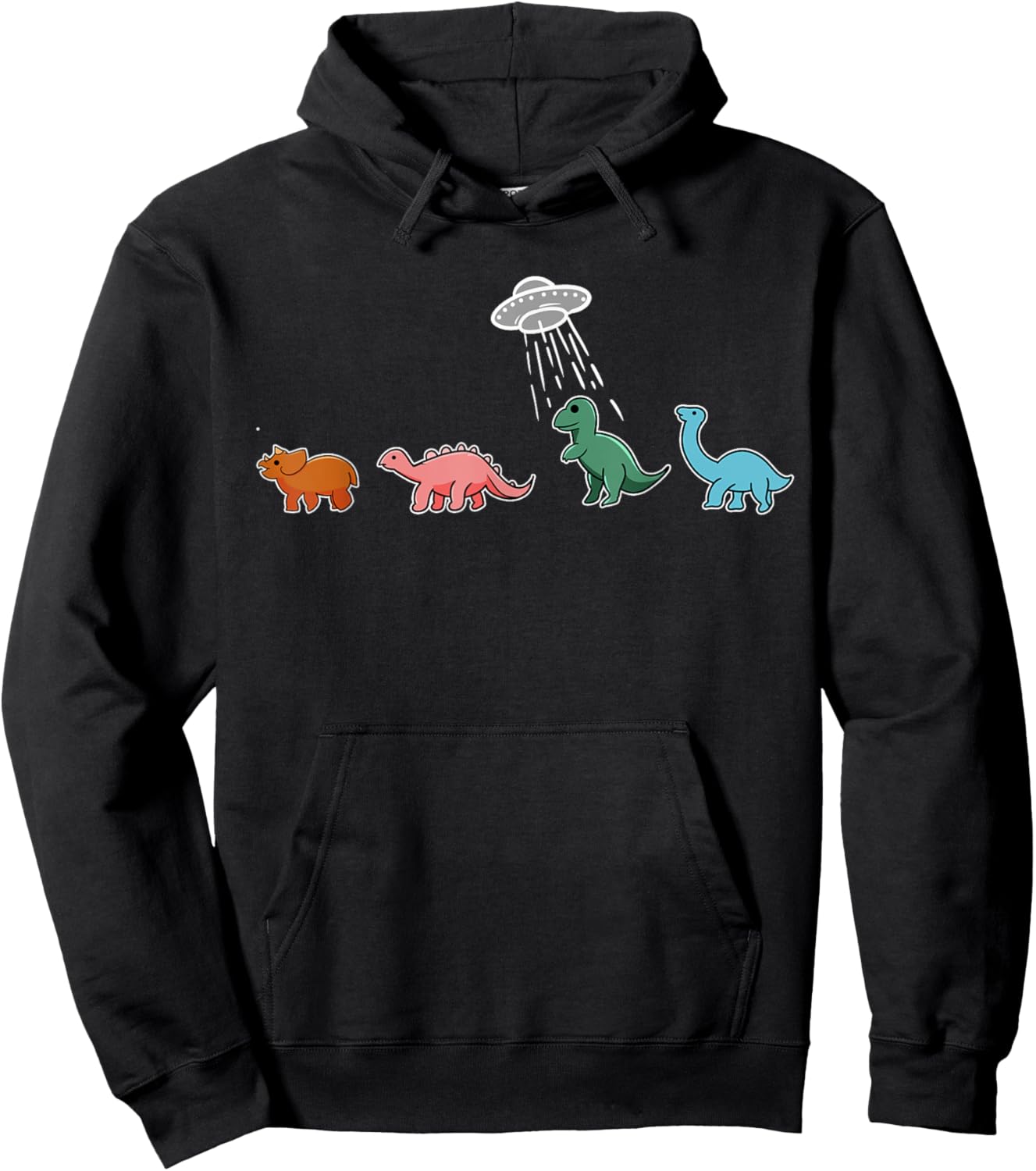BabyDino In Outer Space Hoodie - Hoodie | Black