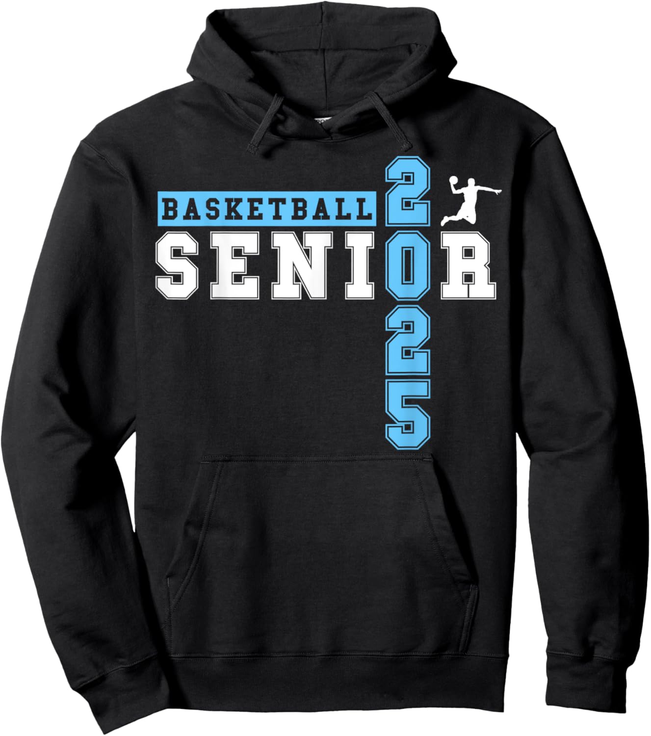 Basketball Senior Night Basketball Senior 2025 Graduation 40 Hoodie - Hoodie | Black