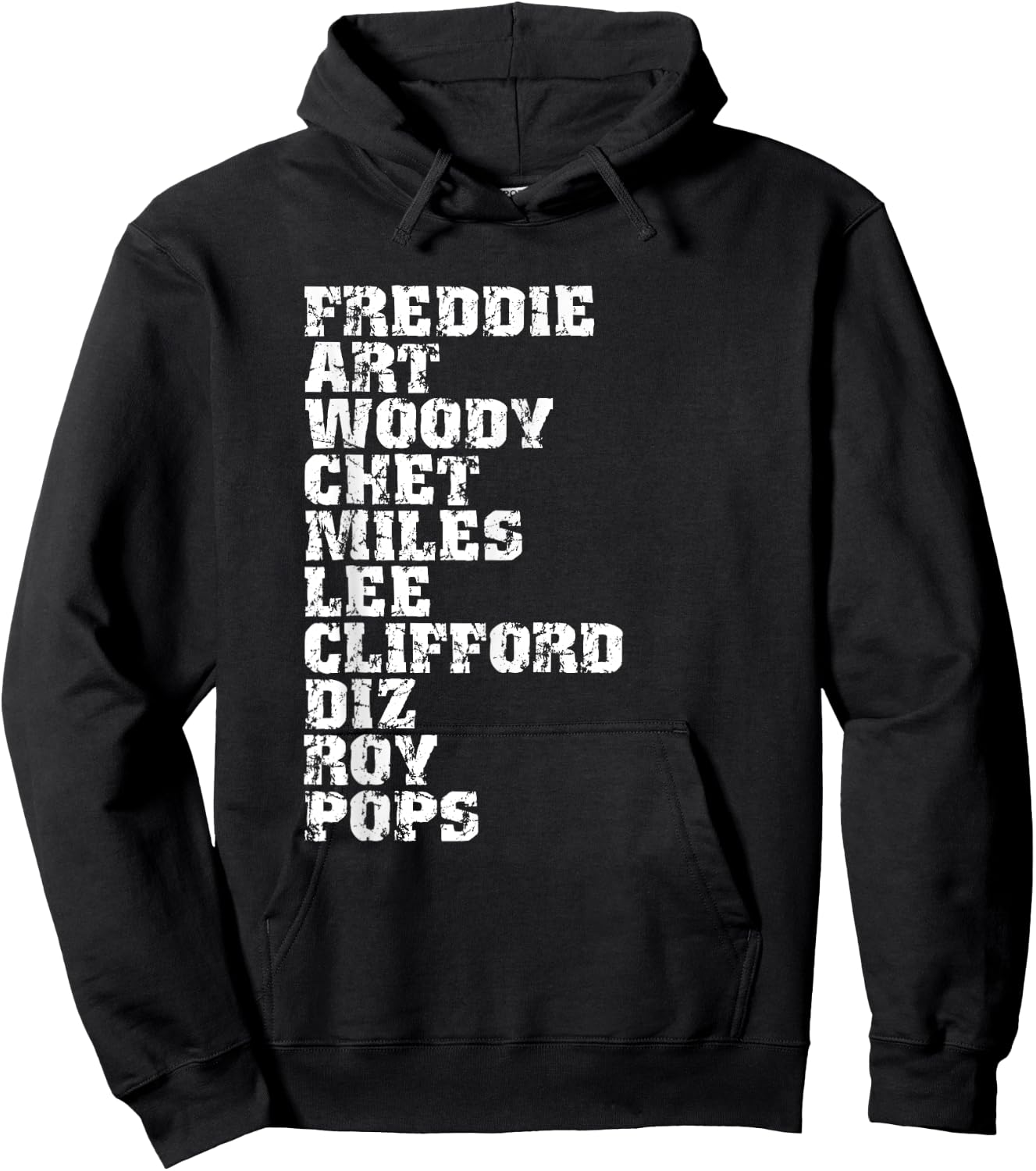 Famous Influential Jazz Trumpet Players List Hoodie - Hoodie | Black
