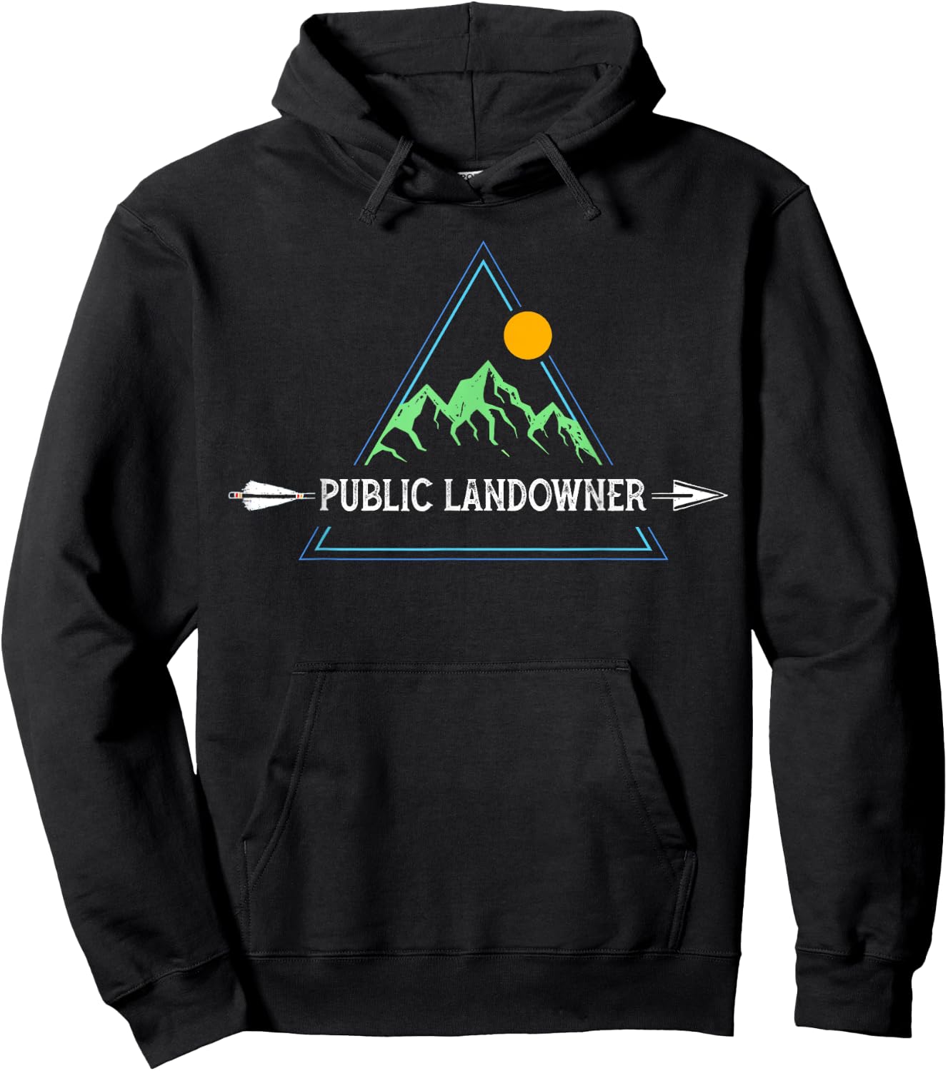 Public Land Owner Gift Conservation Hoodie - Hoodie | Black