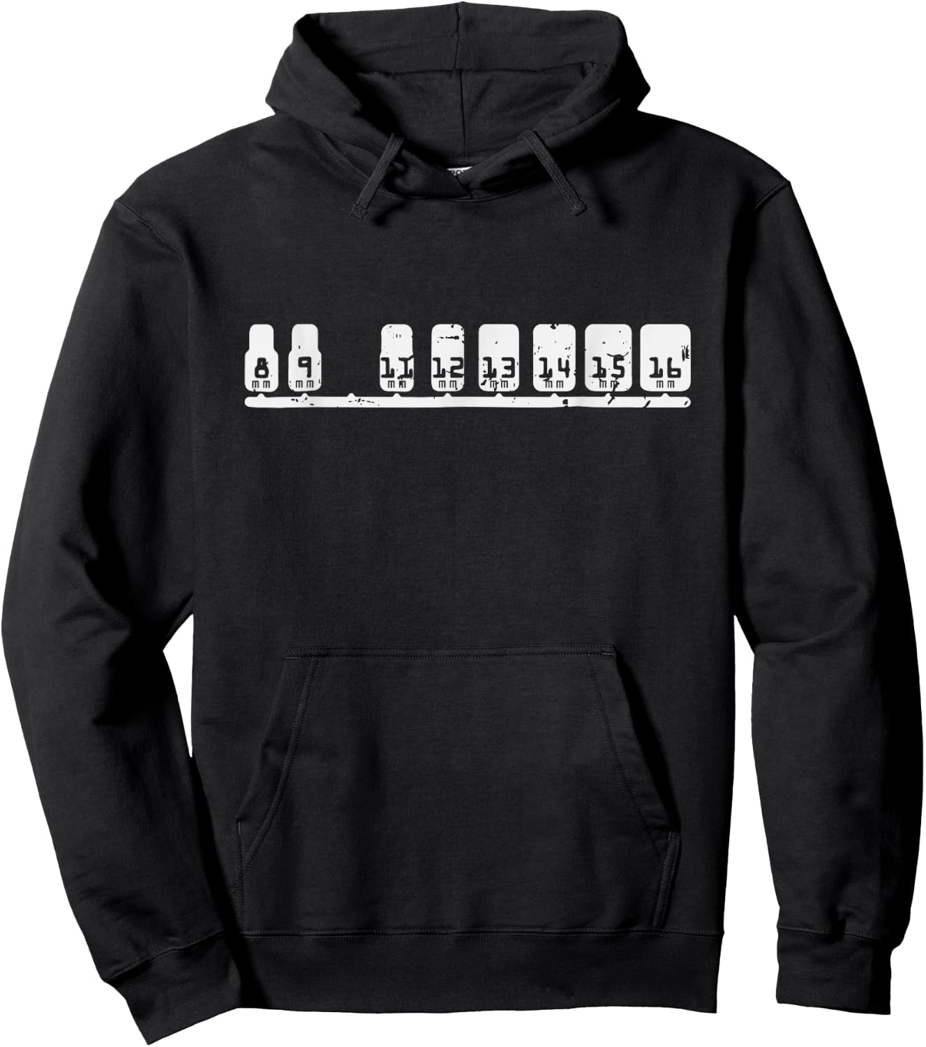 Funny Missing 10 mm Socket Gear Head Mechanic Gift Hoodie - Hoodie | Black