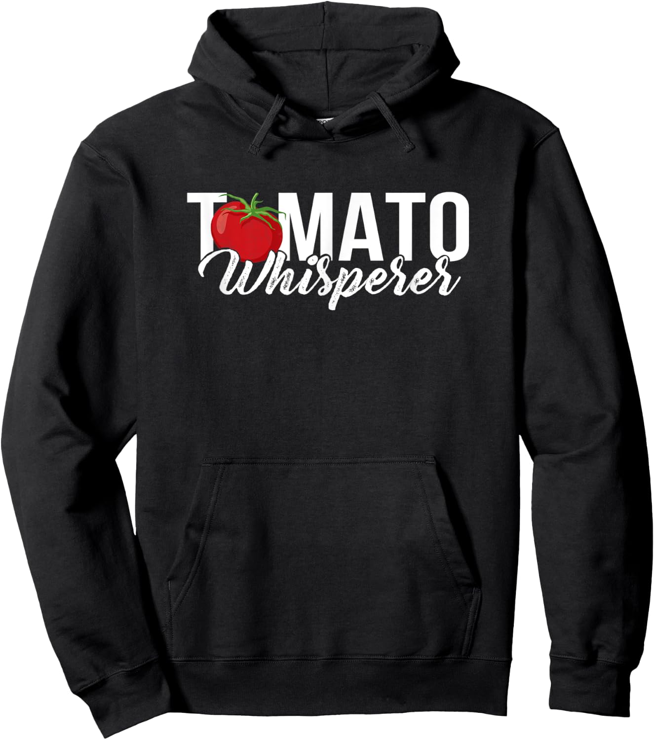 Tomato Whisperer Gardening Growing Planting Vegetable Farmer Hoodie - Hoodie | Black