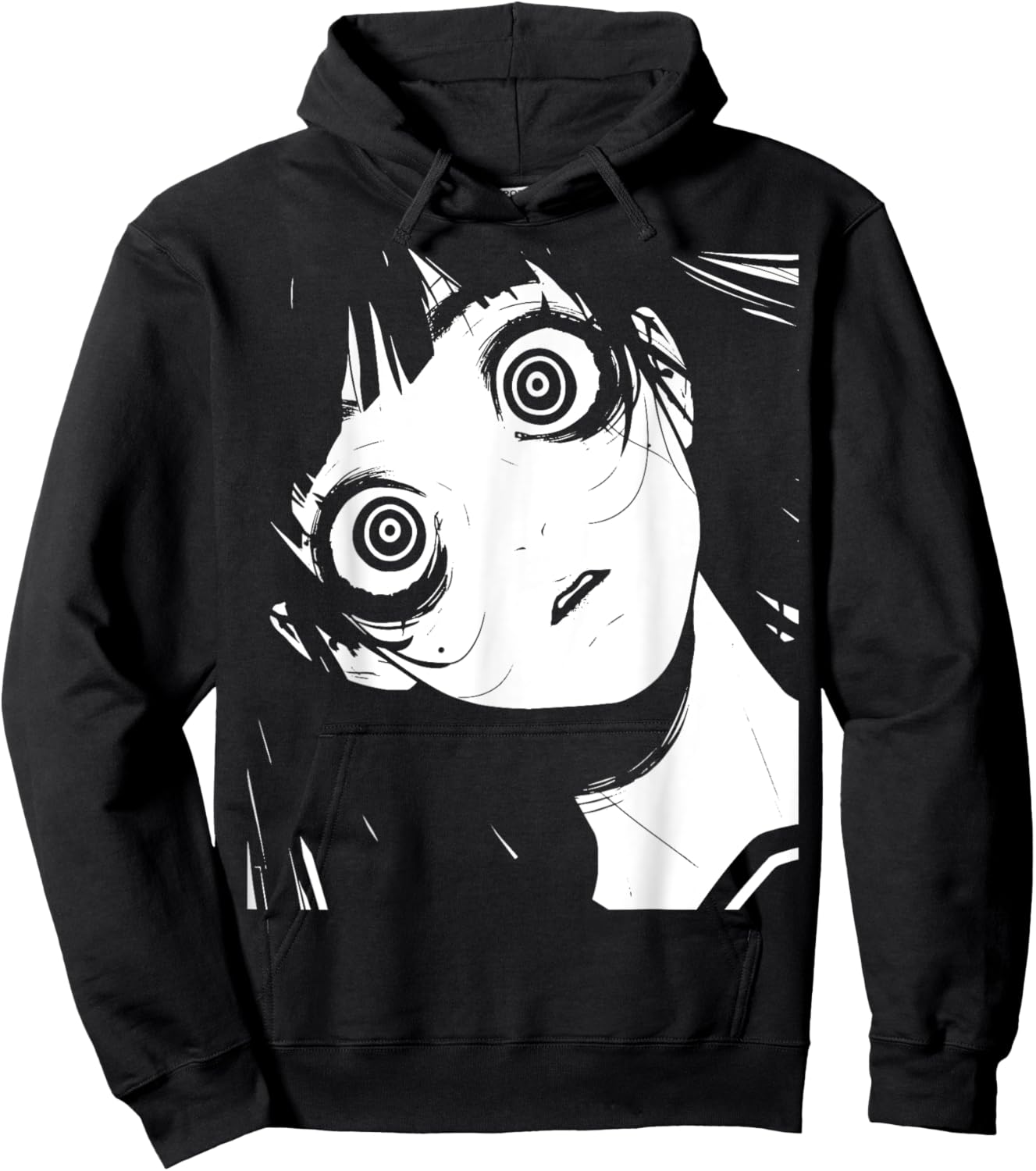 Horror Anime Manga | Japan Japanese Creepy Kawaii Goth Hoodie - Hoodie | Black