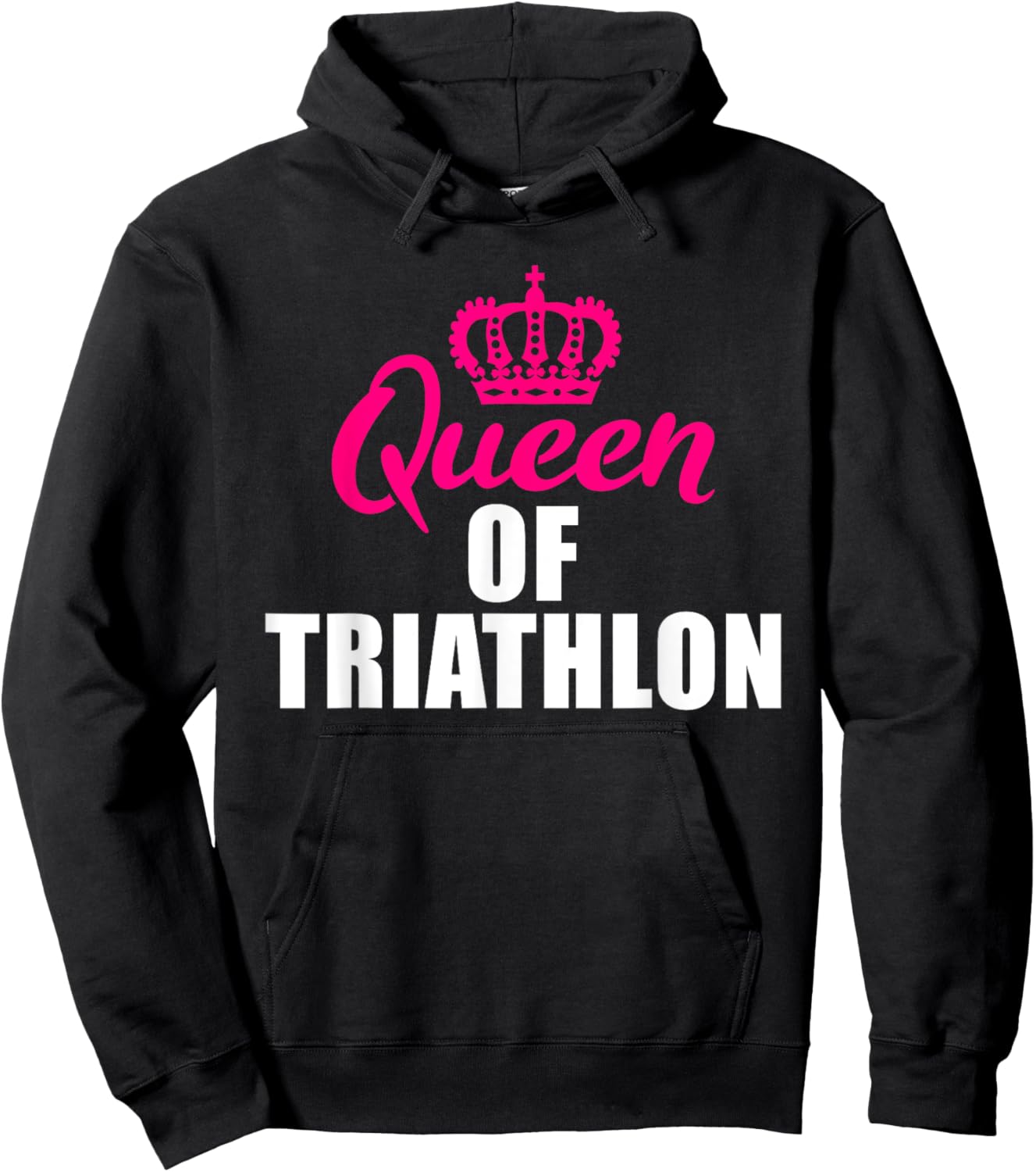 Queen of Triathlon Hoodie - Hoodie | Black