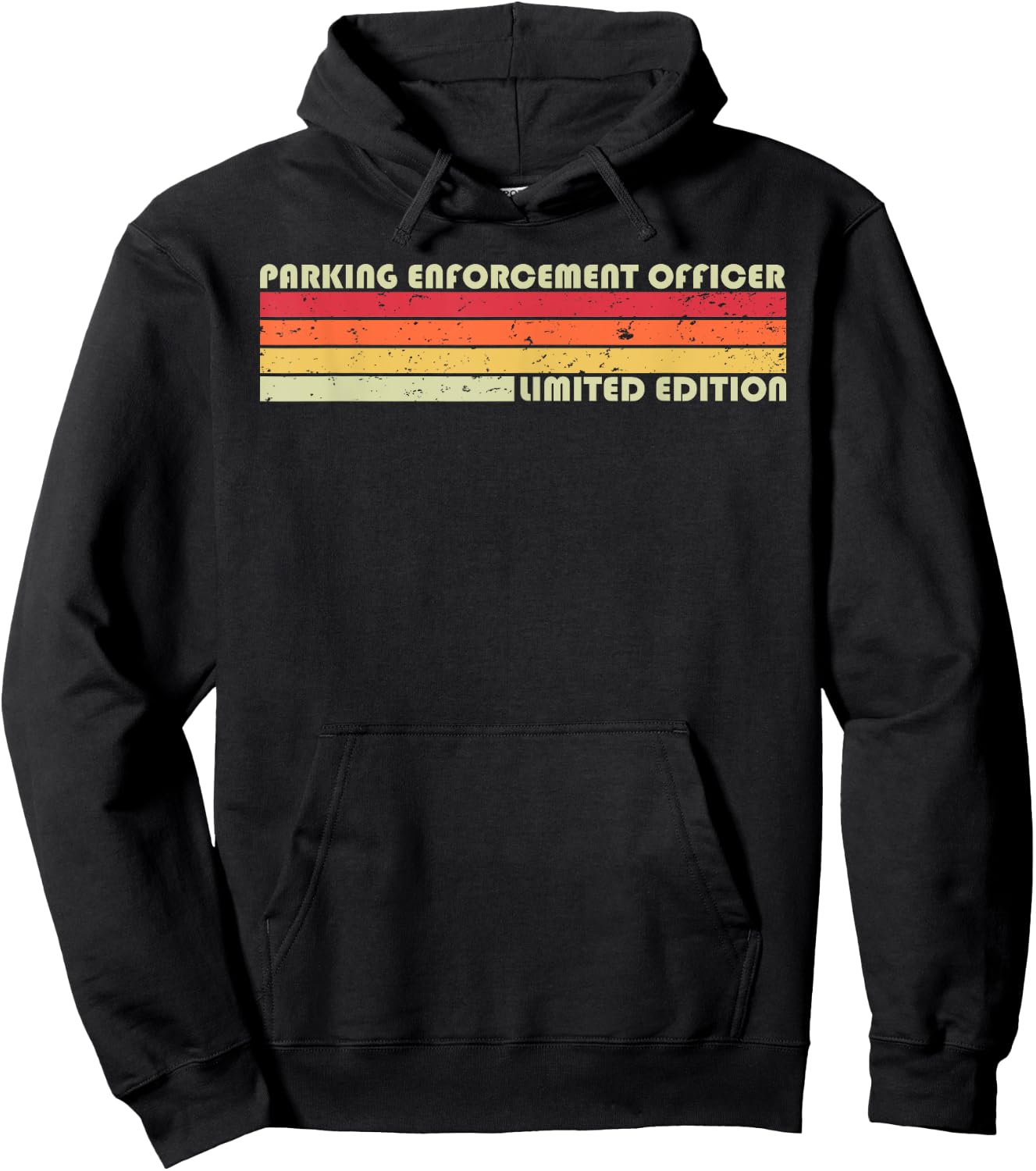PARKING ENFORCEMENT OFFICER Funny Job Title Birthday Worker Hoodie - Hoodie | Black