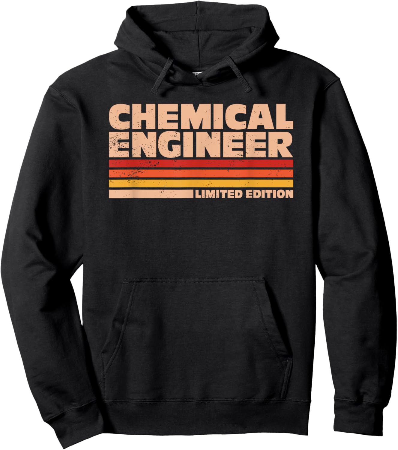 Chemical Engineering Retro Flag Chemical Engineer Hoodie - Hoodie | Black