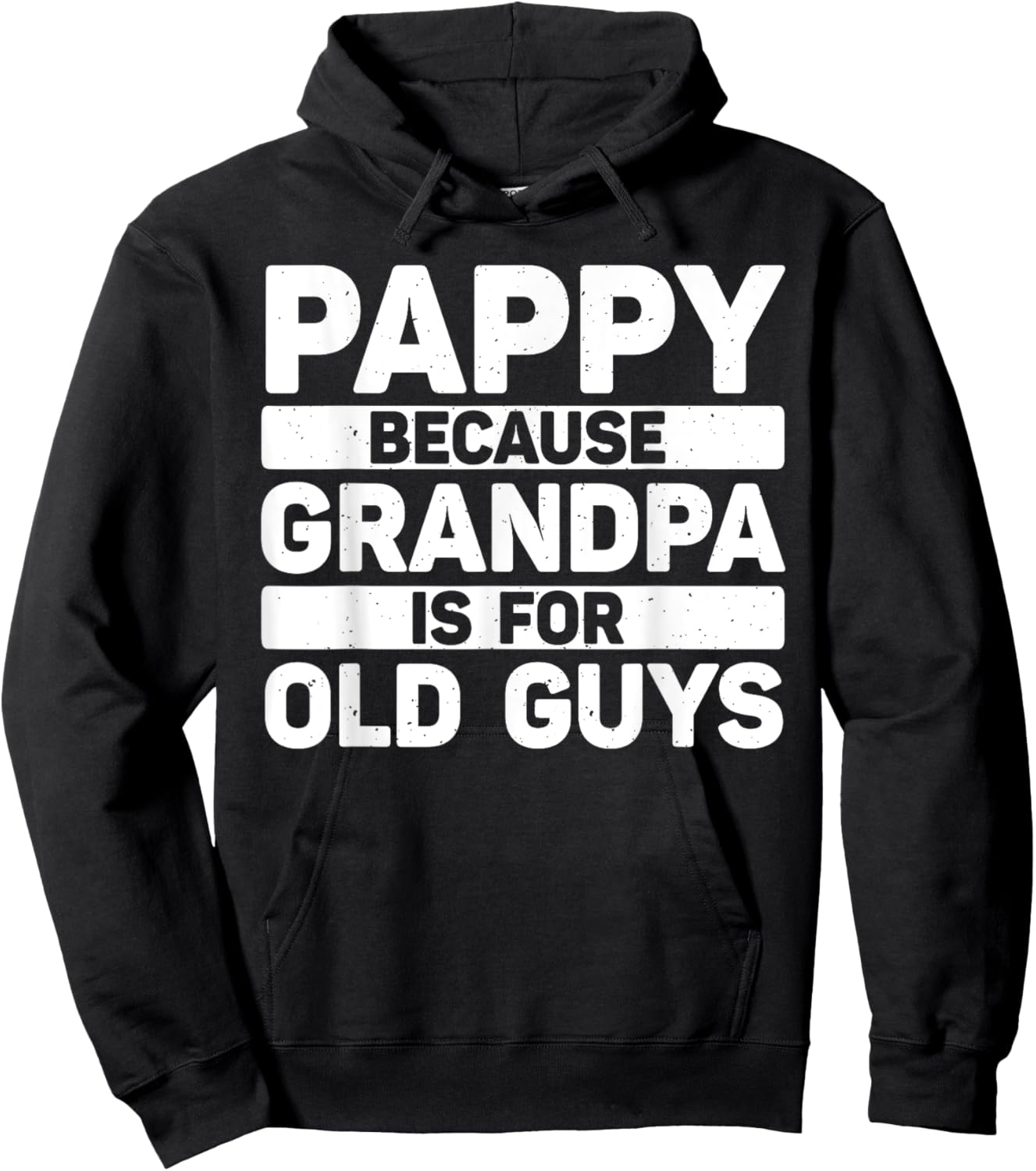 Pappy Design For Grandpa From Grandkids Father's Day Pappy Hoodie - Hoodie | Black