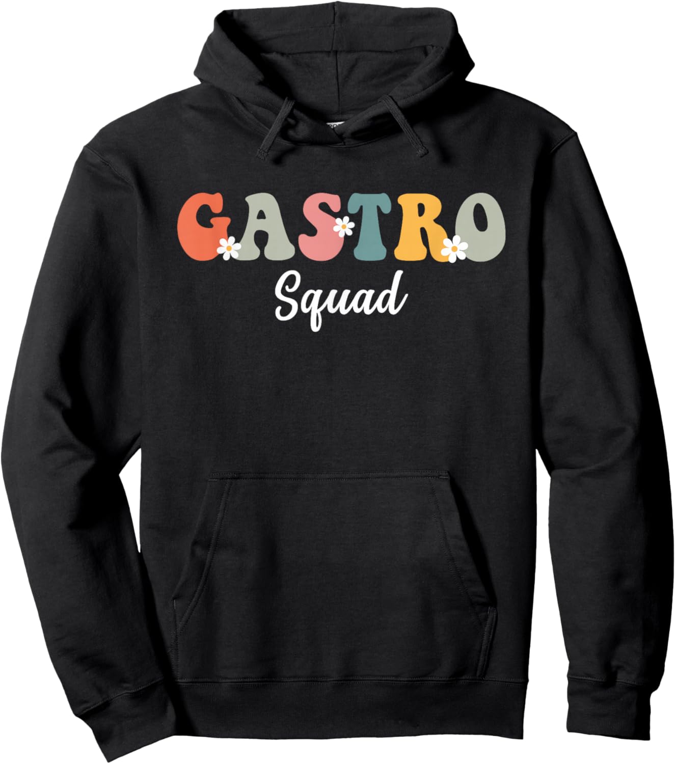 Gastro Squad Retro Groovy Design For Doctor Gastroenterology Hoodie - Hoodie | Black