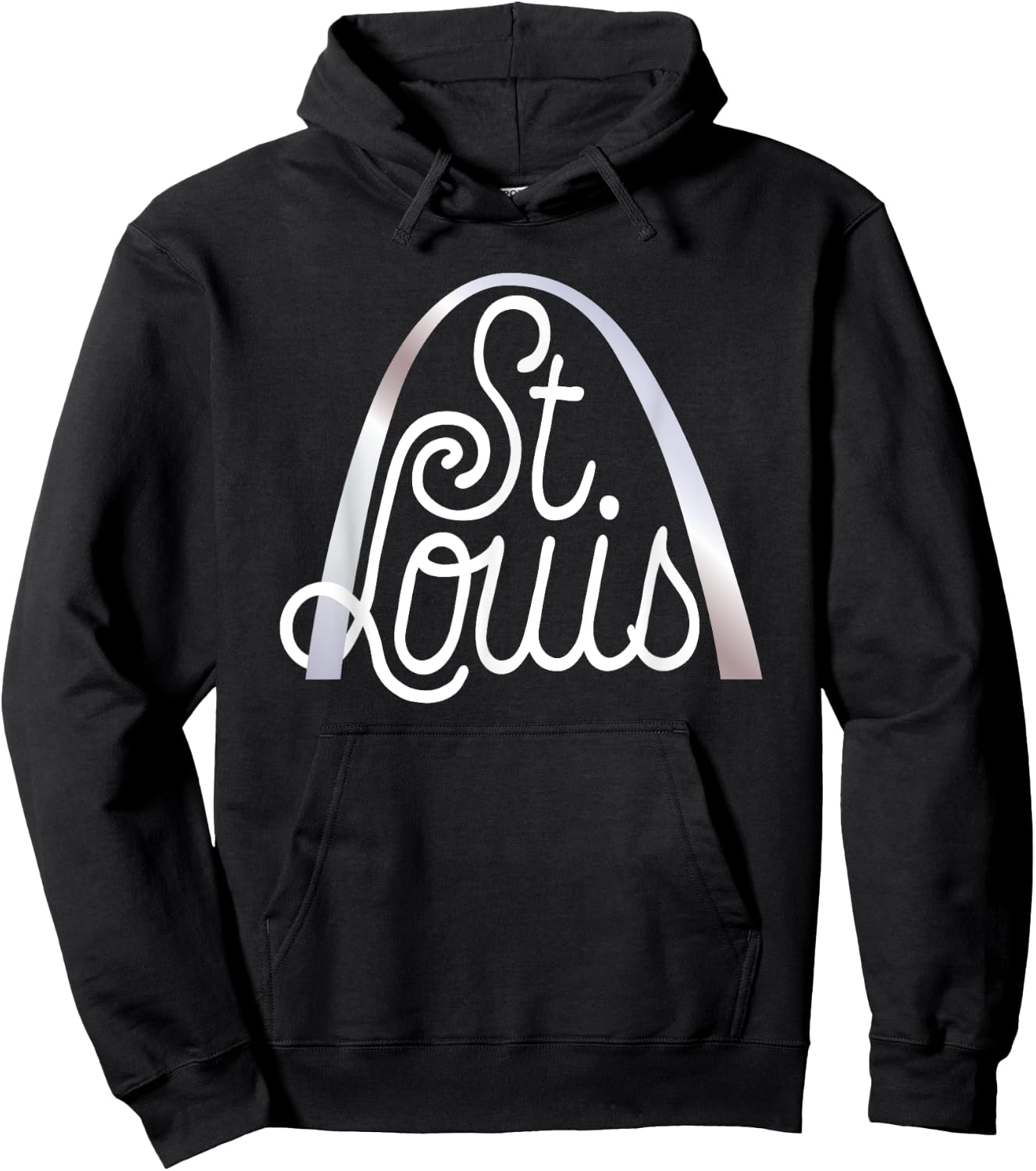 Saint Louis Missouri Souvenir Gateway Arch Traveler Present Hoodie - Hoodie | Black