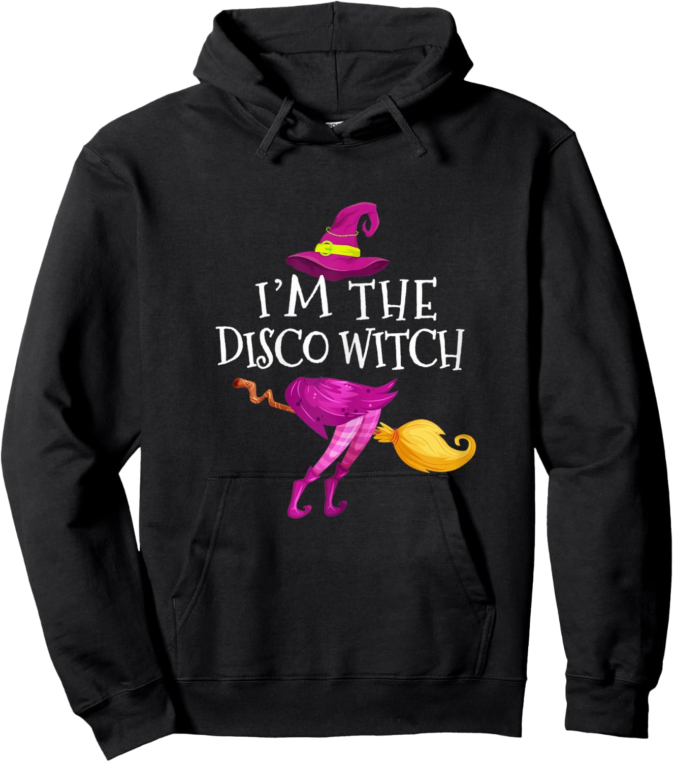 I'm The Disco Witch Matching Group Halloween Hoodie - Hoodie | Black