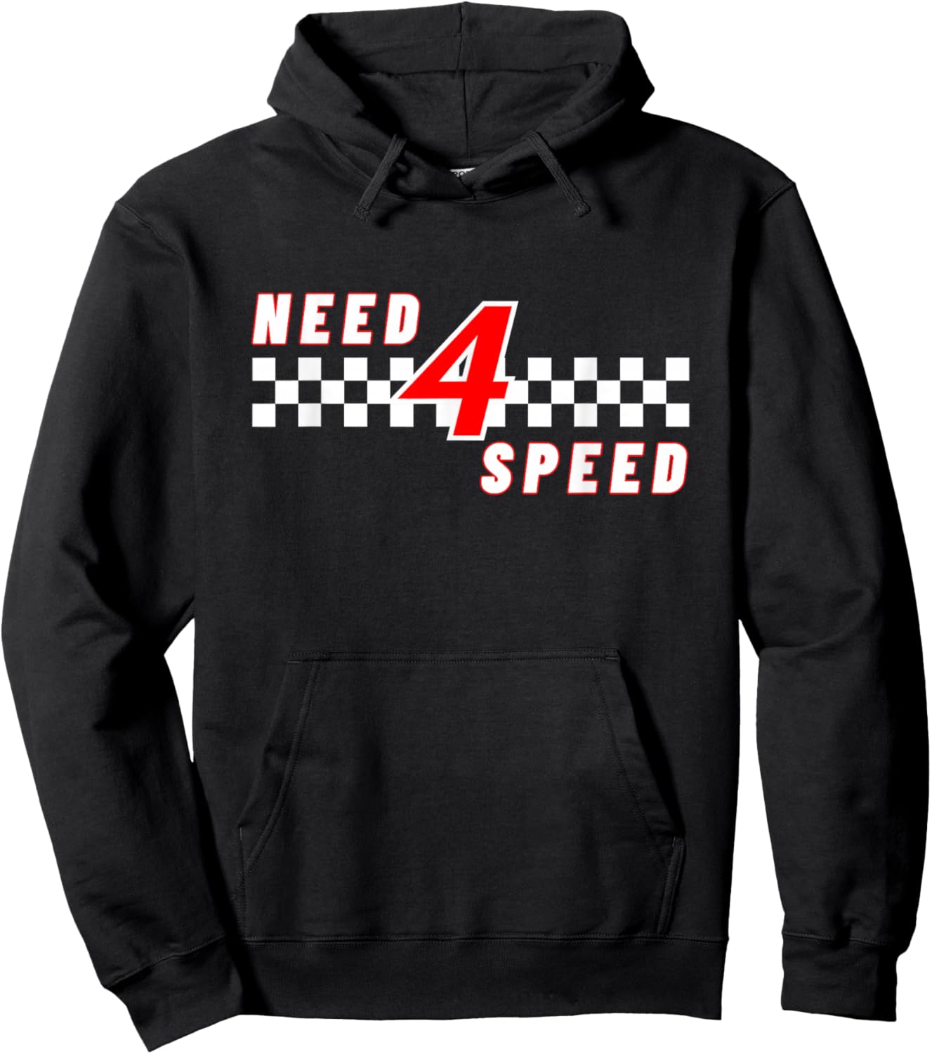 Need 4 Speed Birthday 4 Year Old Racing Car Driver Hoodie - Hoodie | Black