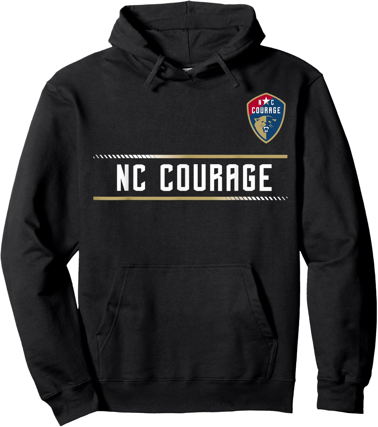 Officially Licensed North Carolina Courage NWSL Apparel Hoodie - Hoodie | Black