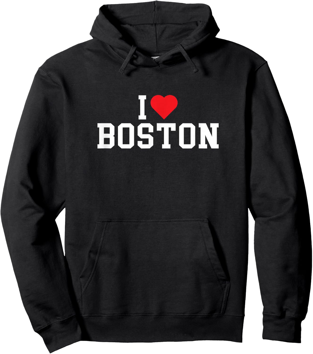 BOSTON - I Love Boston - Throwback Design - Classic Hoodie - Hoodie | Black