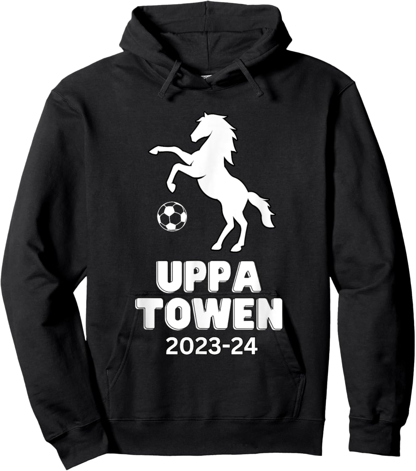 Football Top Uppa Town Tractor Boys 2024 Ipswich Town Hoodie - Hoodie | Black