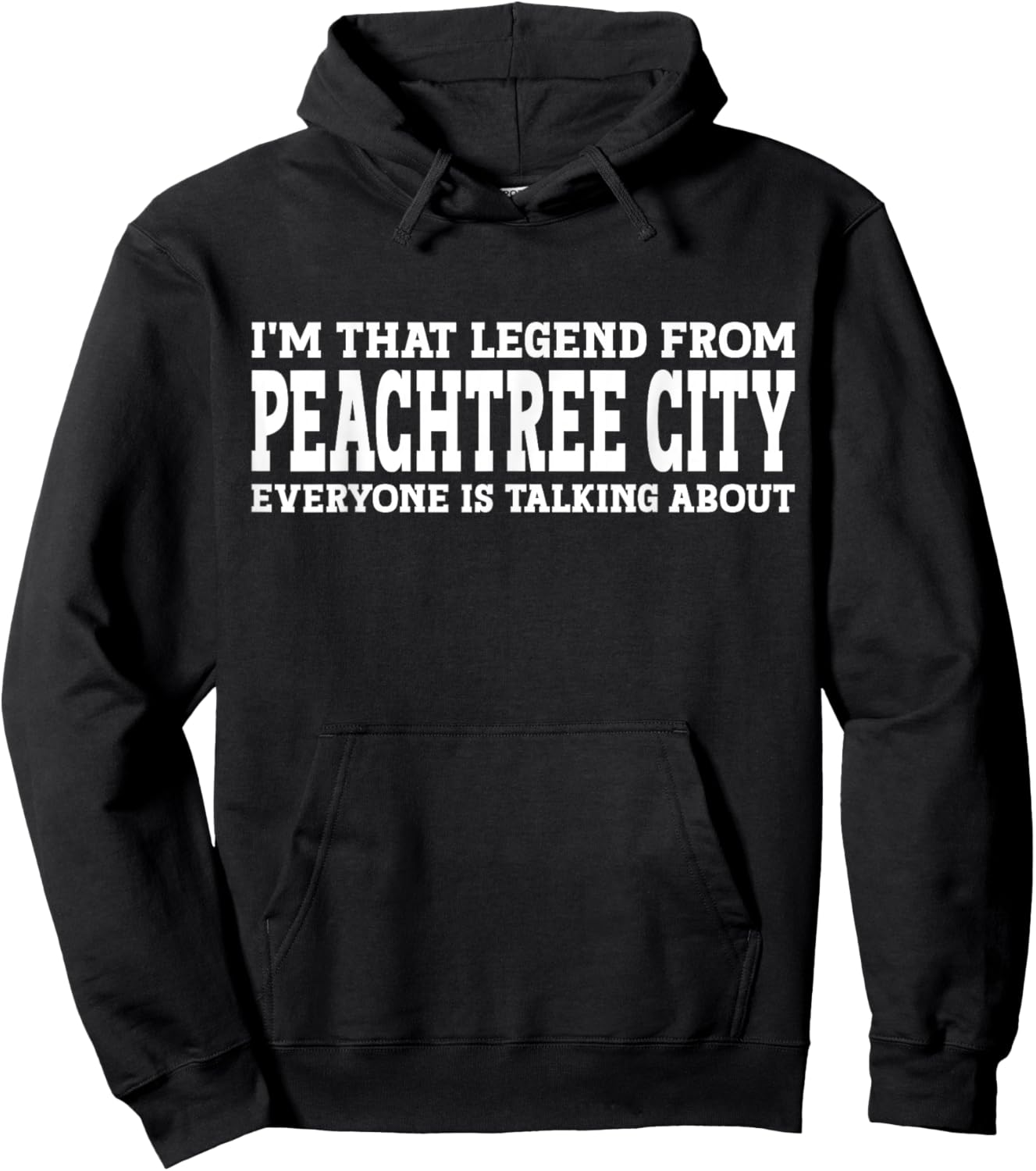 Peachtree City Hometown GA Georgia Funny City Peachtree City Hoodie - Hoodie | Black