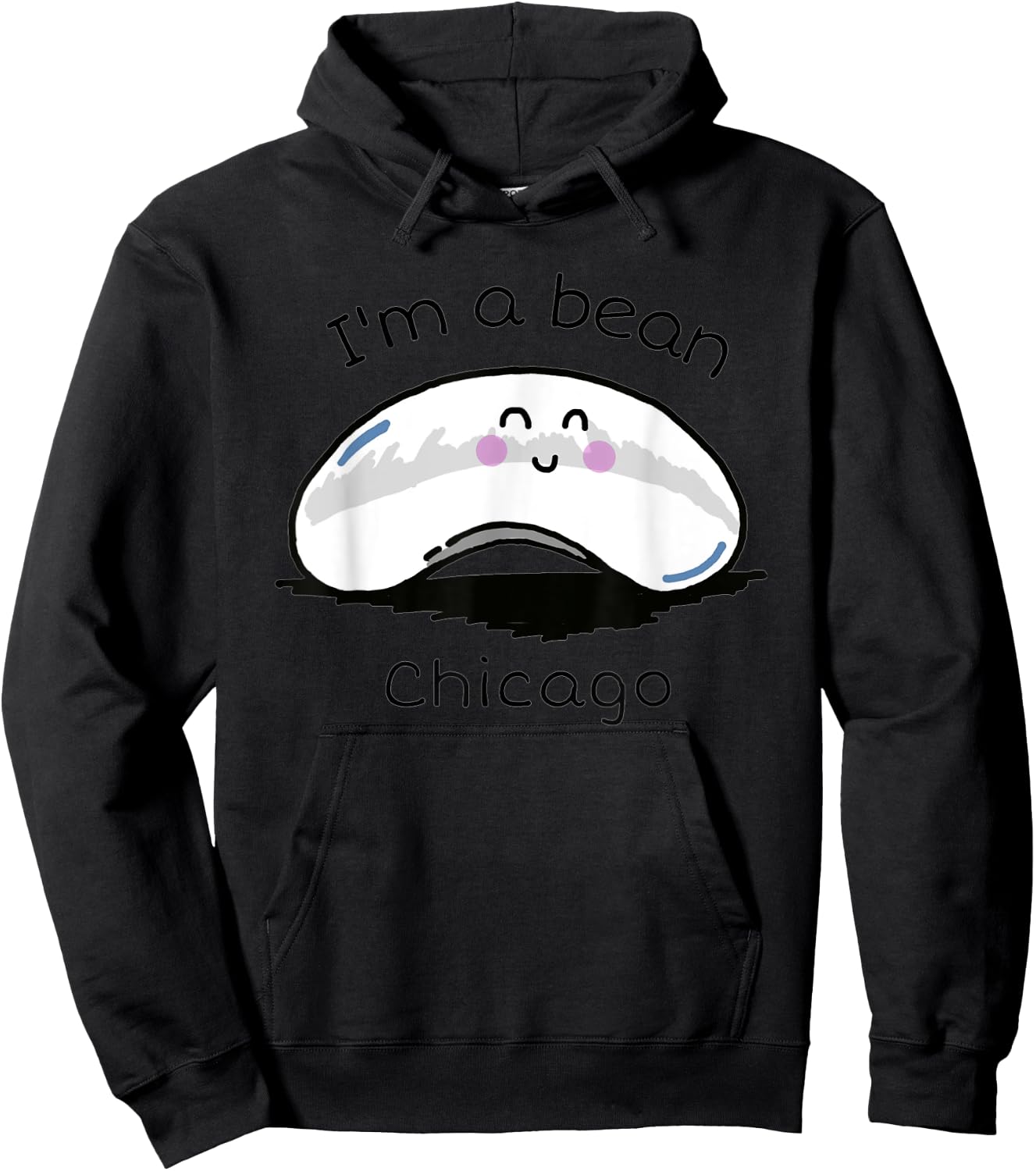 I'm A Bean Chicago Hoodie - Hoodie | Black