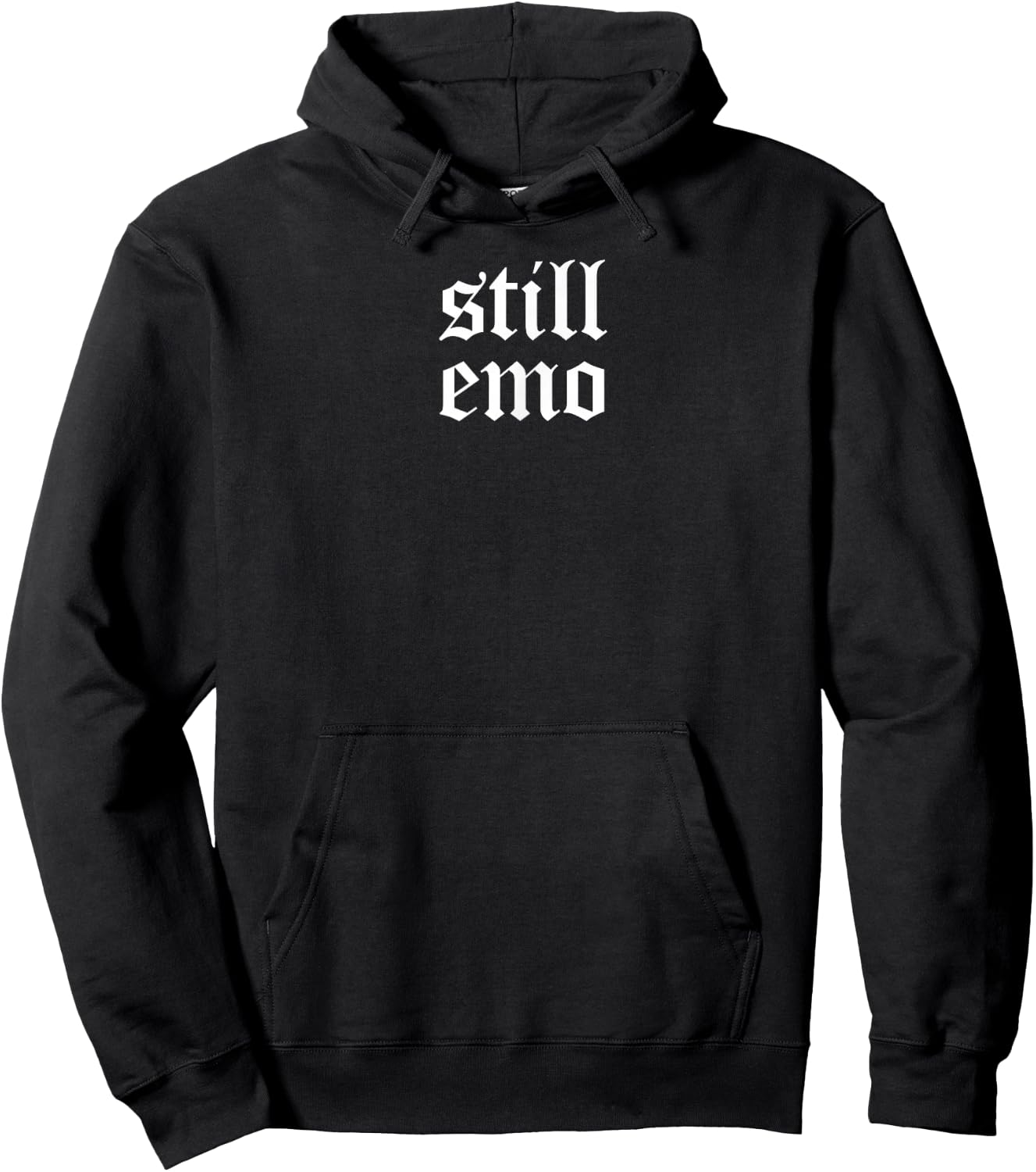 Retro Still Emo 80's 90's Band Goth GF Punk Gothic Emo Shirt Hoodie - Hoodie | Black