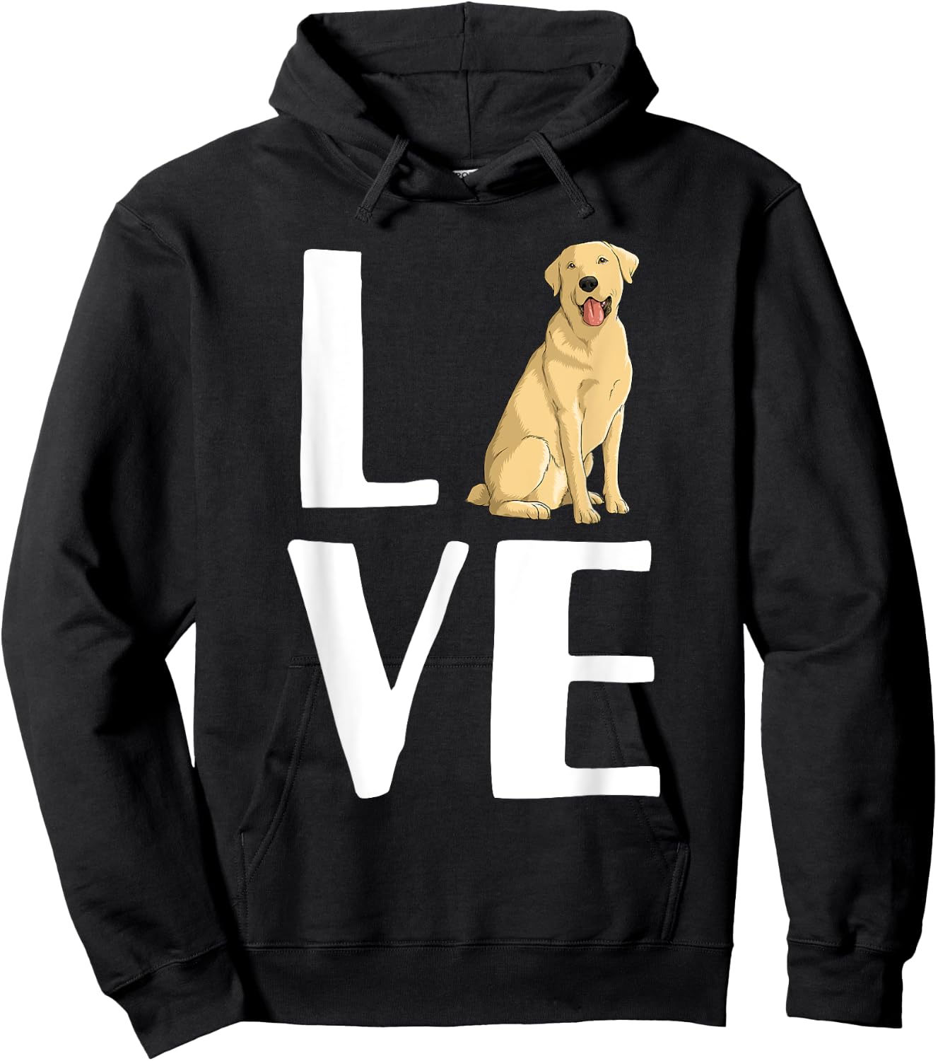 Cool Labrador Women Yellow Lab Dog Lab Retriever Hoodie - Hoodie | Black