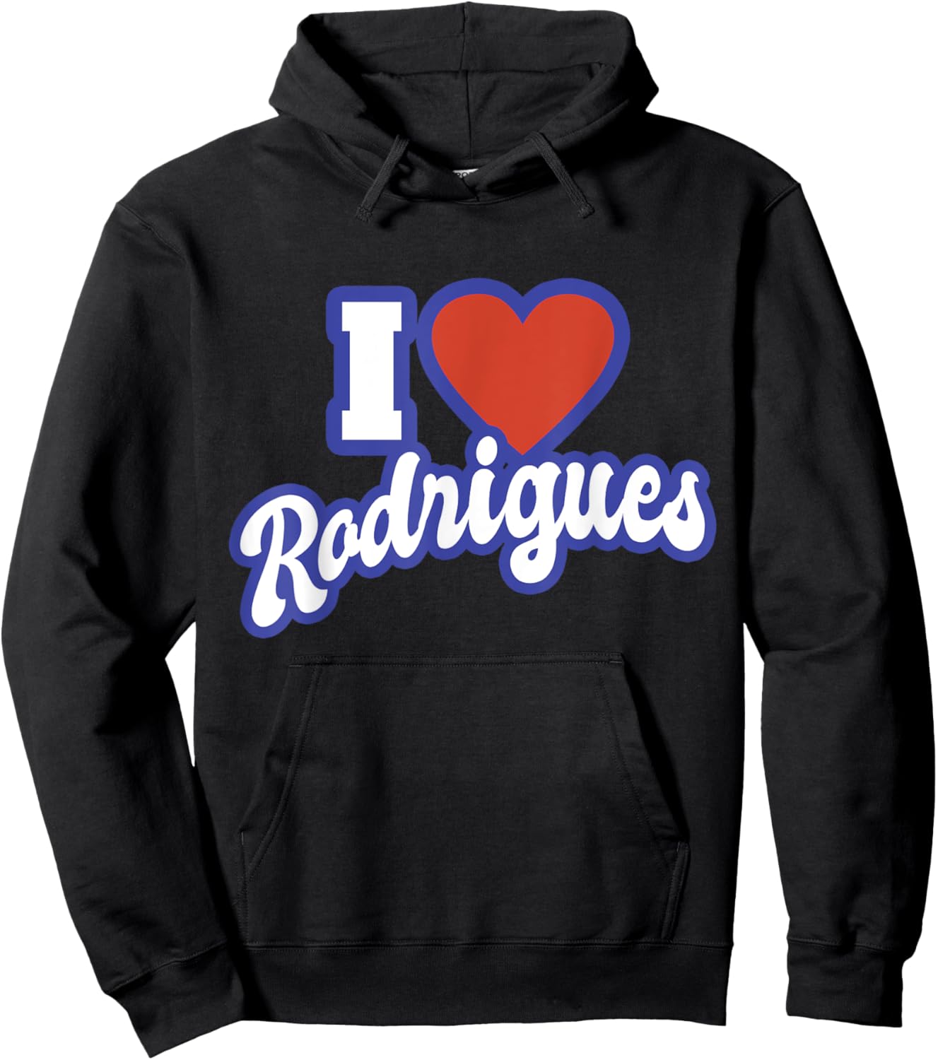 I Love Rodrigues Hoodie - Hoodie | Black